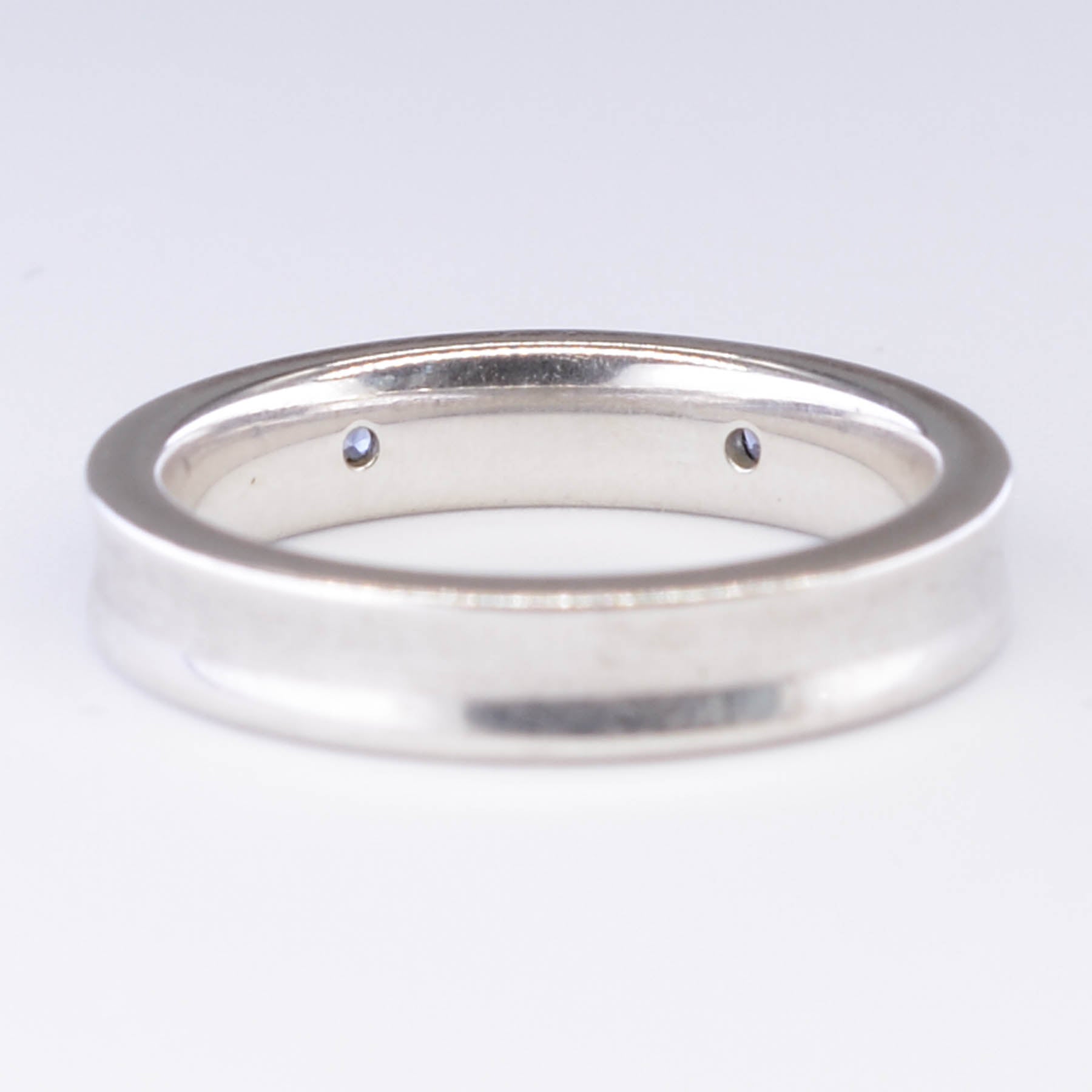 Tiffany & Co.' 1837 Collection Sterling Silver Ring with Sapphires | 0.05ctw | SZ 7.5