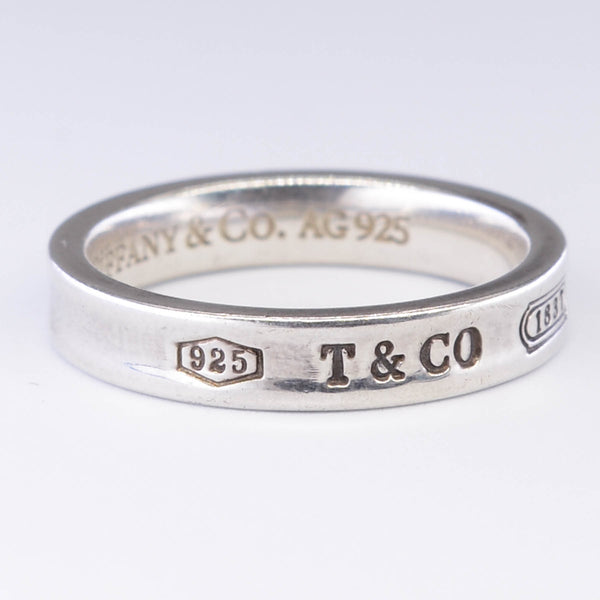 'Tiffany & Co.' 1837 Collection Sterling Silver Ring | SZ 7.5