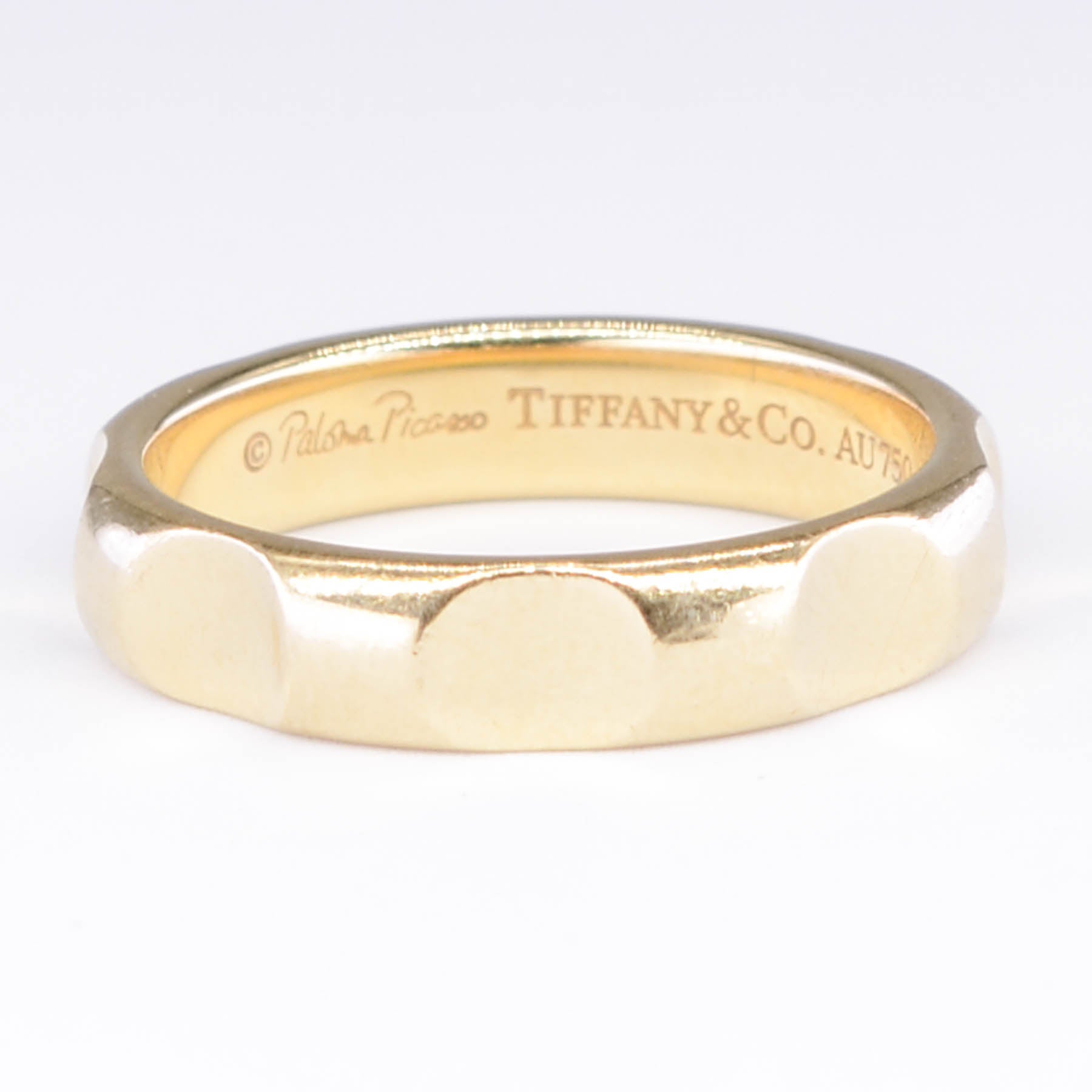 'Tiffany & Co.' Paloma's Groove 18k Ring | SZ 5.5 |