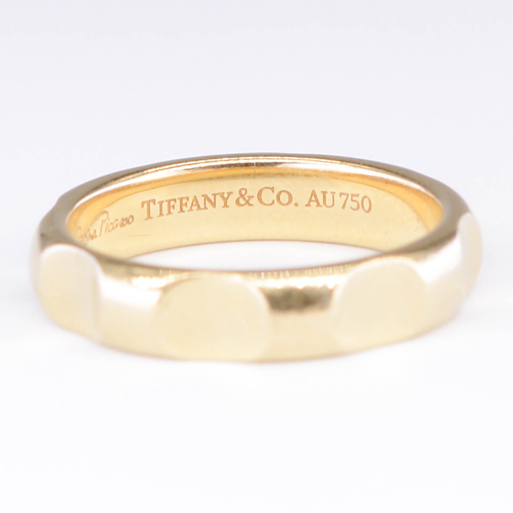 'Tiffany & Co.' Paloma's Groove 18k Ring | SZ 5.5 |