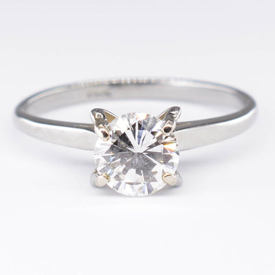 Diamond Solitaire Engagement Ring | 0.98ct | SZ 7.5 |