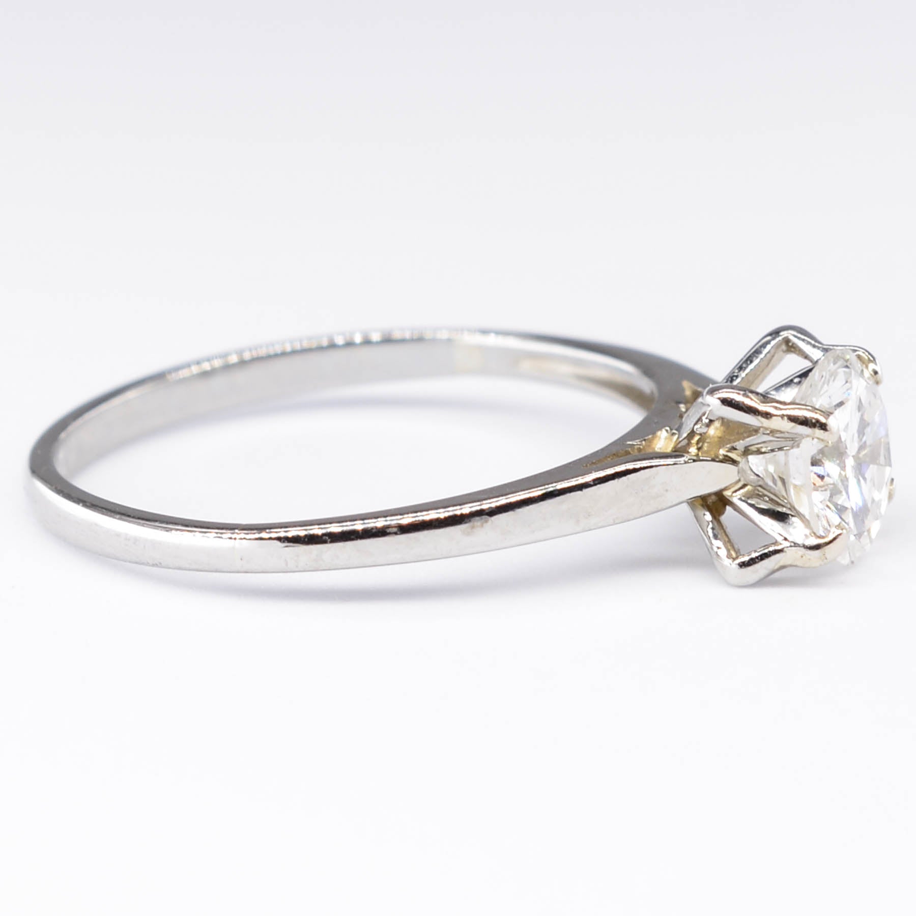 Diamond Solitaire Engagement Ring | 0.98ct | SZ 7.5 |