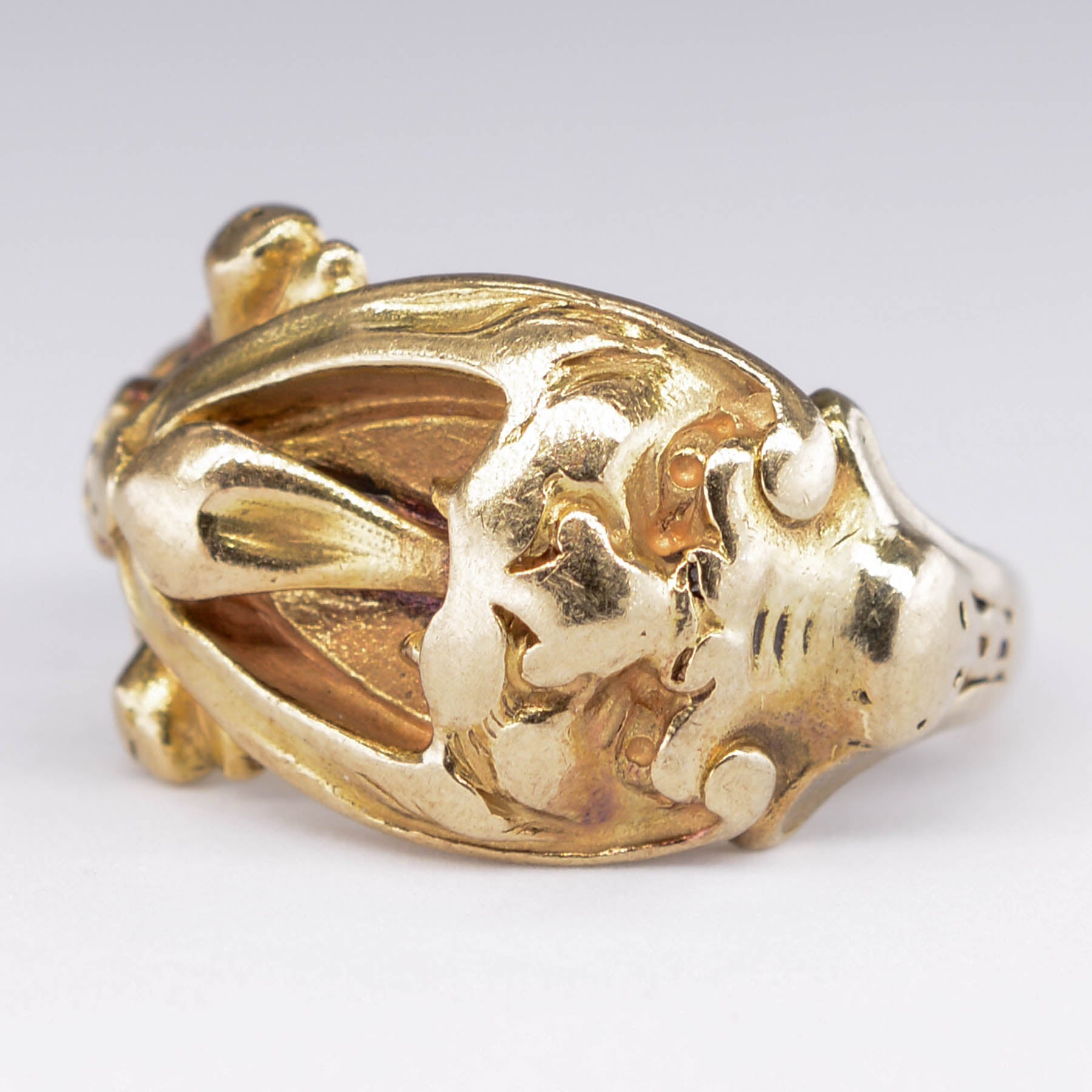 18k Gargoyle Motif Ring | SZ 5.75 |