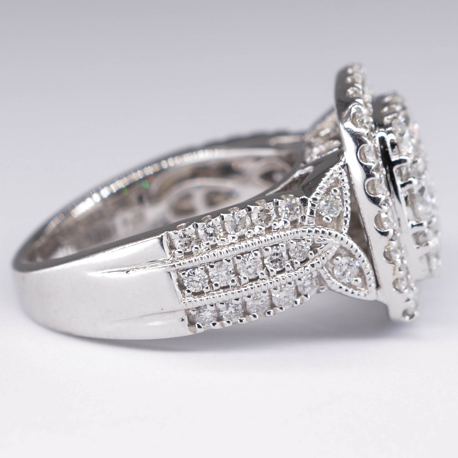 Bague sertie de diamants | 2,00 ct | Taille 4,5 | 