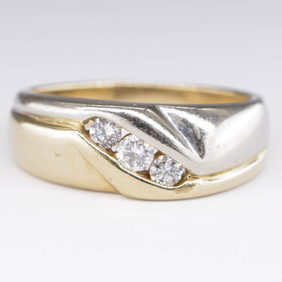 Two Toned Diamond Ring | 0.26ctw | SZ 9.5 |