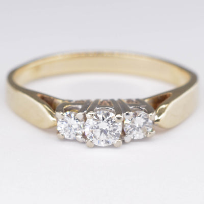 Three Stone Diamond Ring | 014ct | SZ 6.5 |