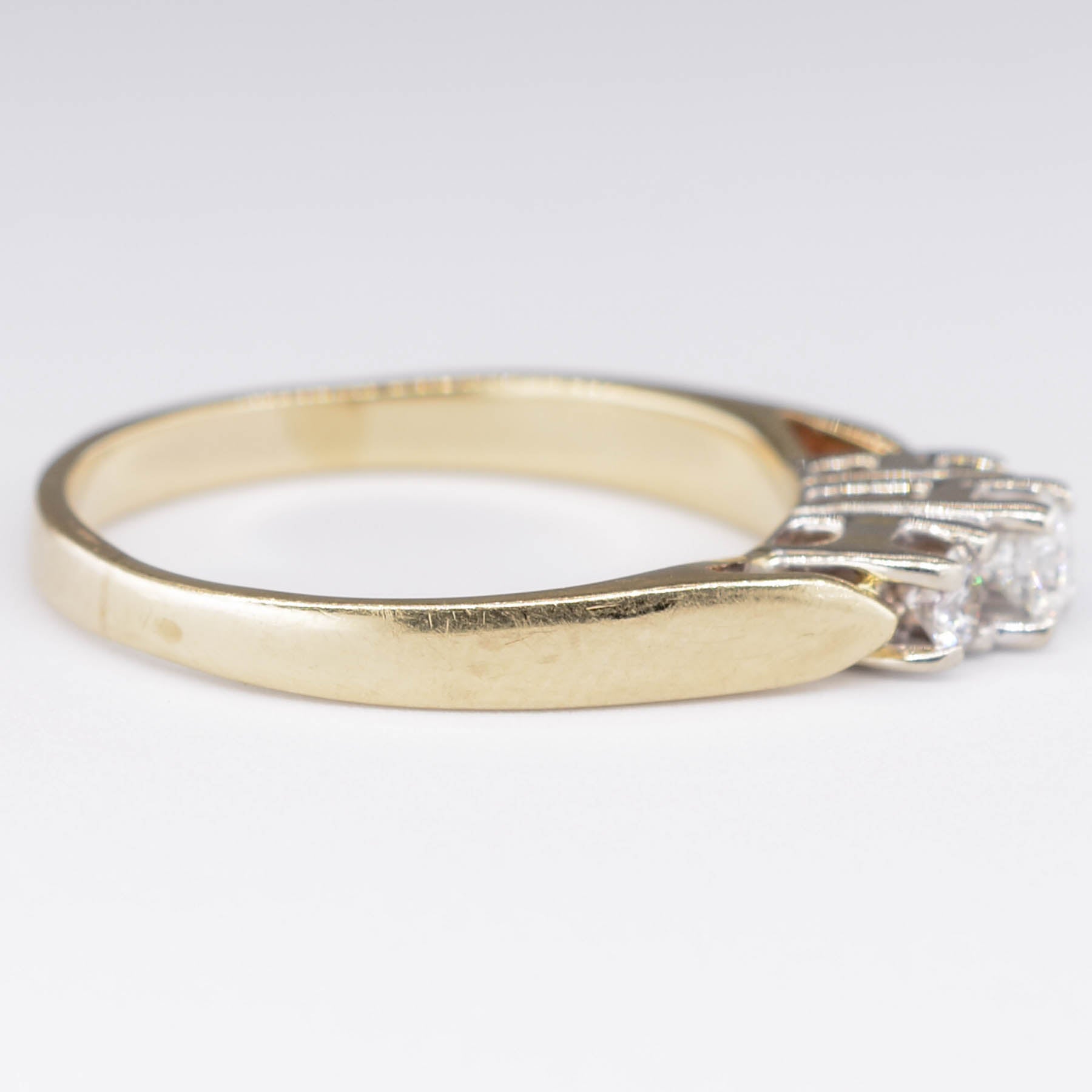 Three Stone Diamond Ring | 014ct | SZ 6.5 |