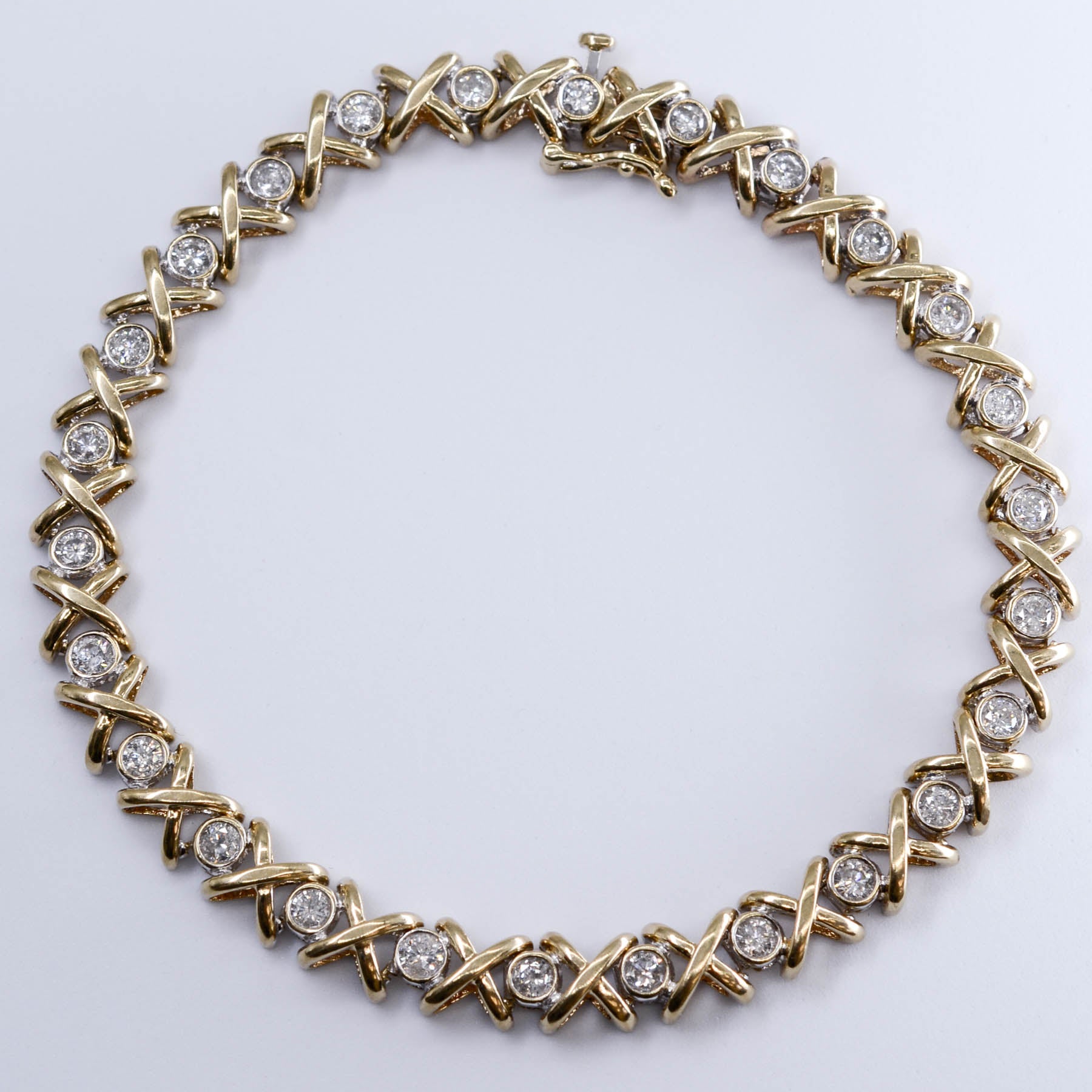 Bracelet de tennis en diamants | 2,34 ct | 8" | 