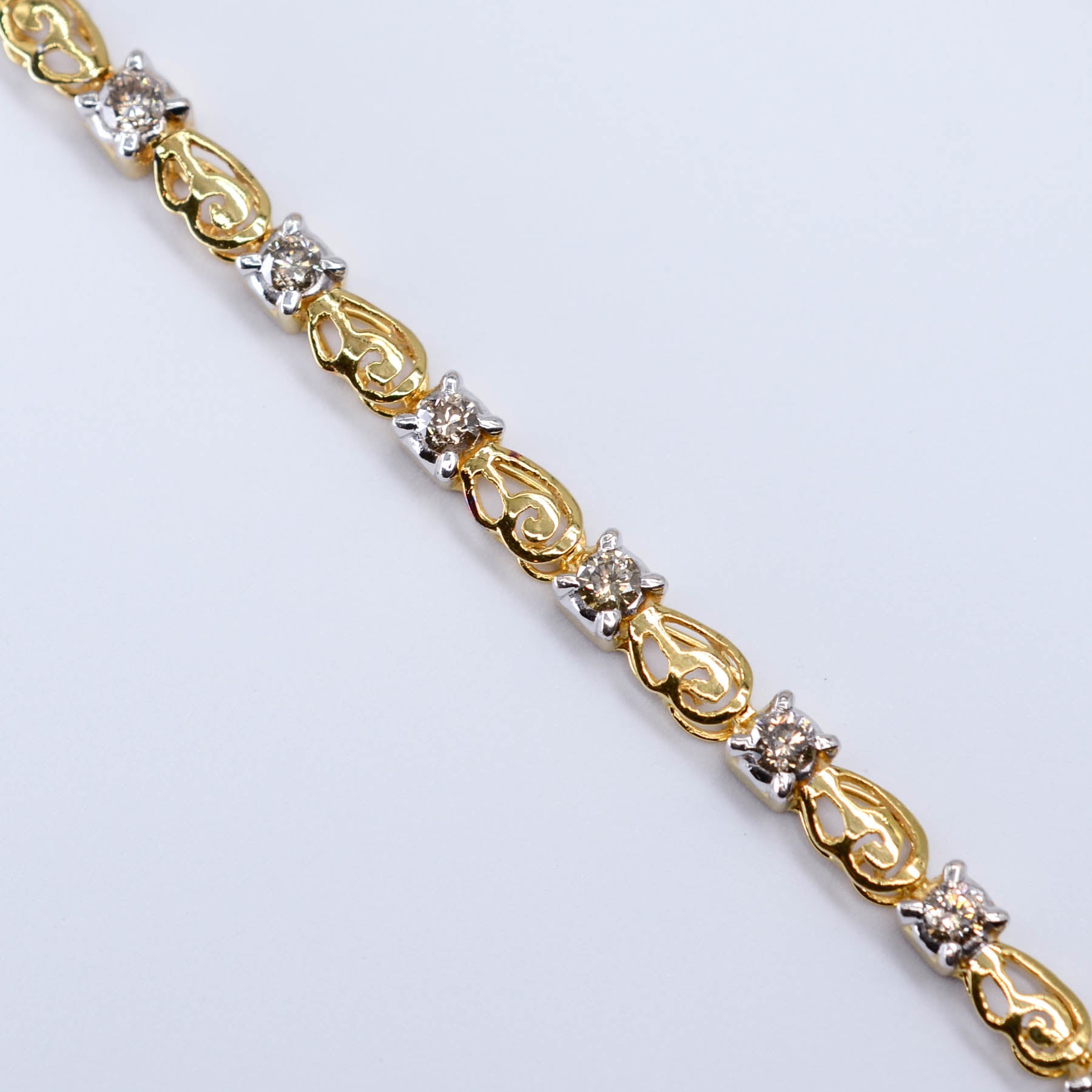 Diamond Gold Necklace | 1.90ctw | 18" |