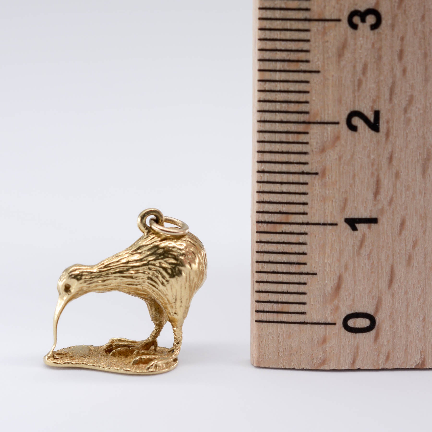 18k Kiwi Bird Charm