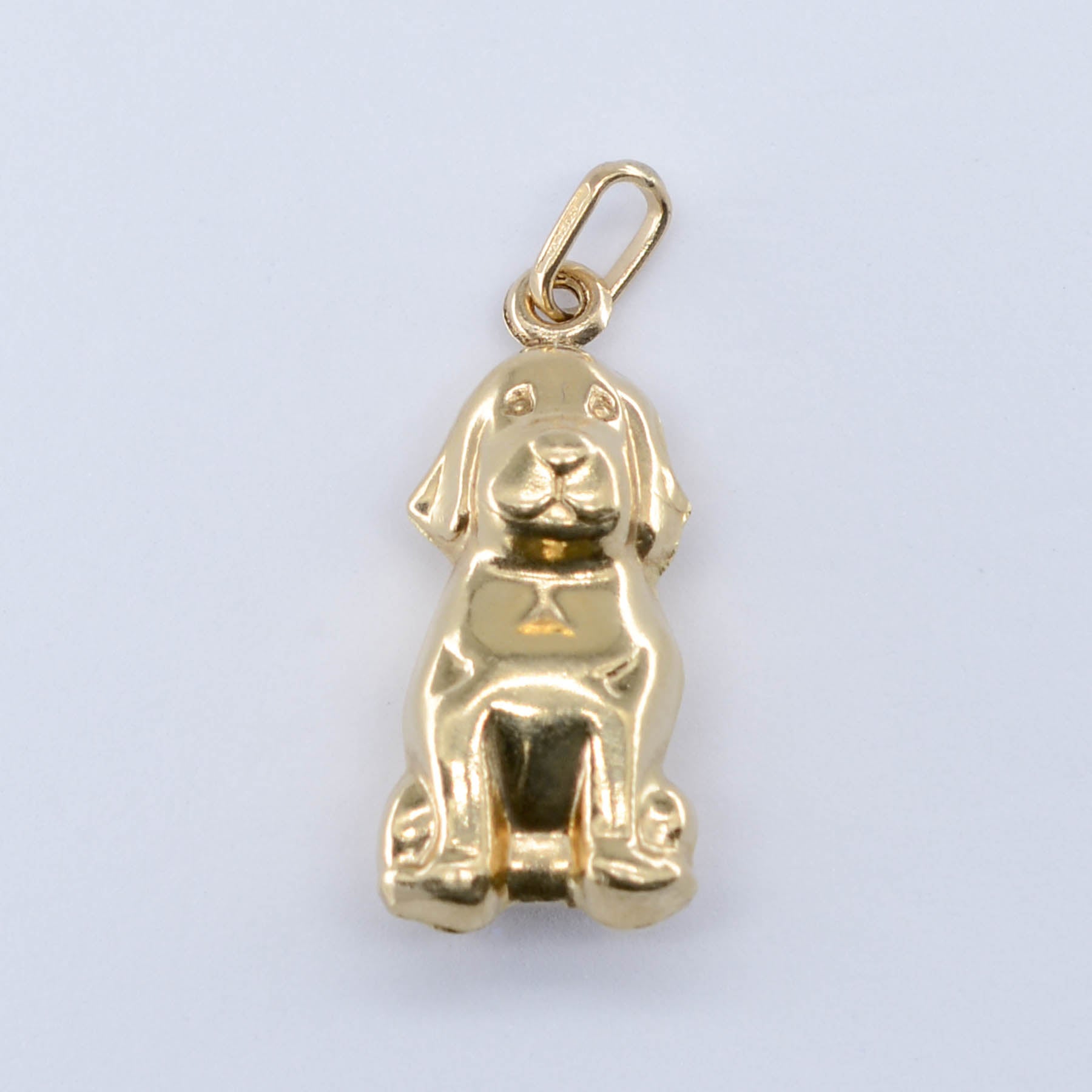 18k Dog Charm