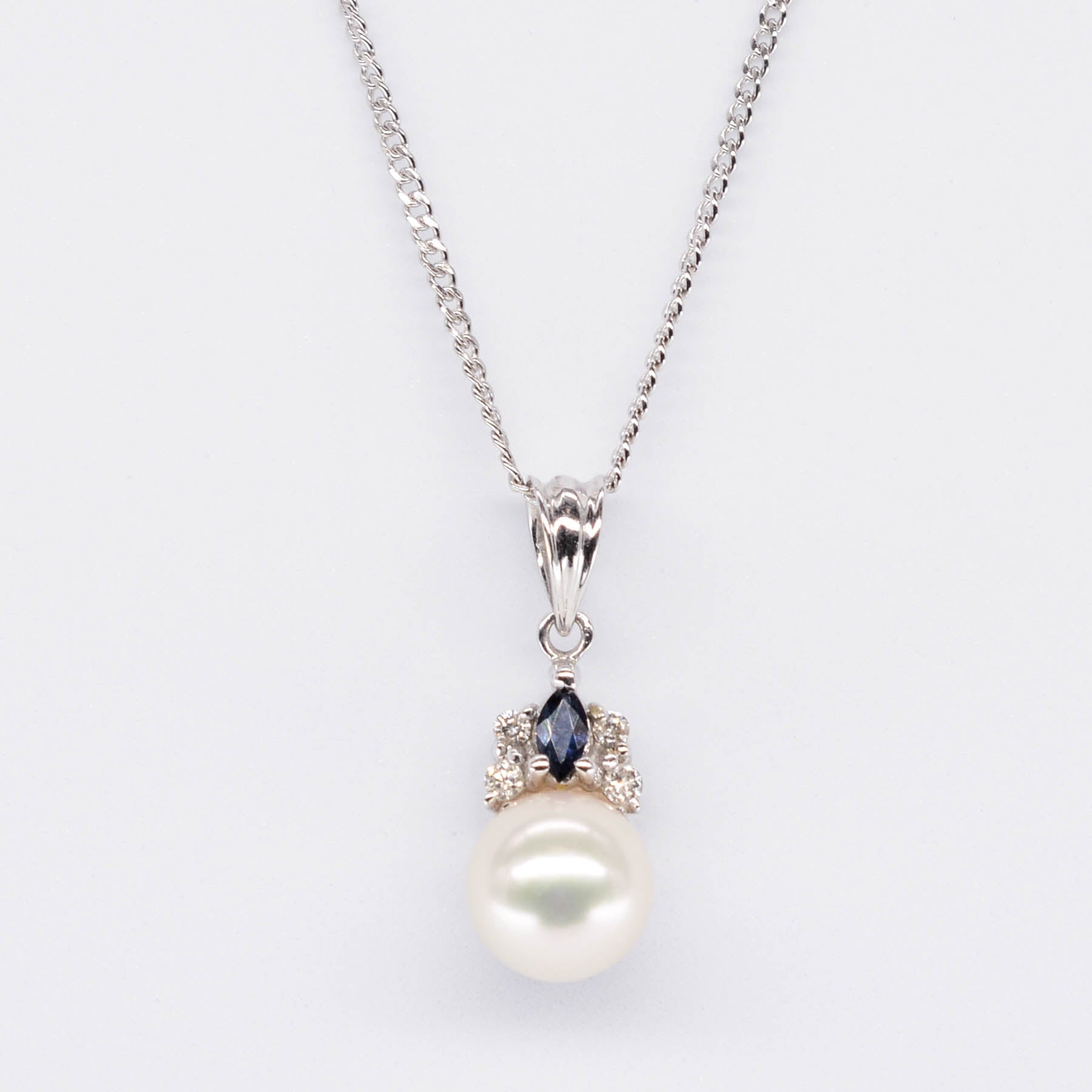 Multi Gem Drop Pendant | 0.11ctw |