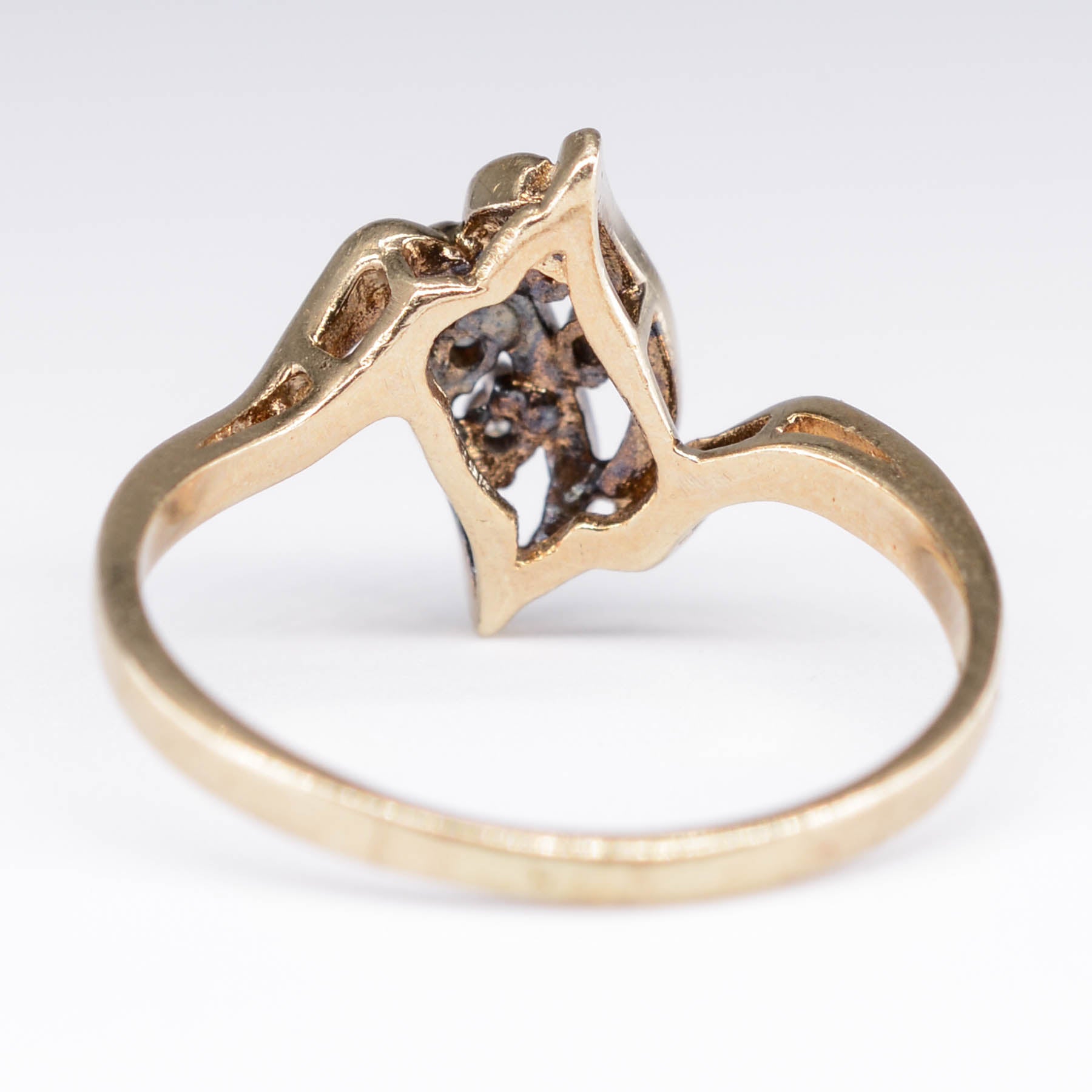 Bypass Diamond 10k Ring | 0.06ct | SZ 7.25 |