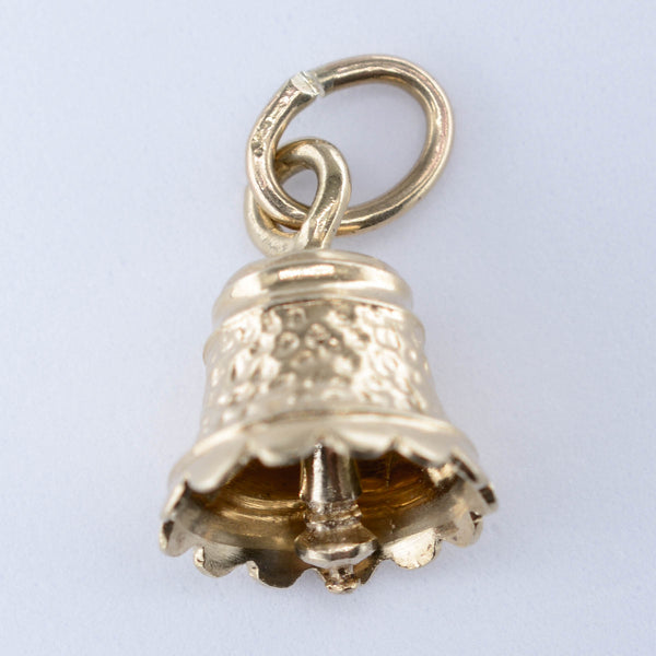 10k Yellow Gold Bell Charm