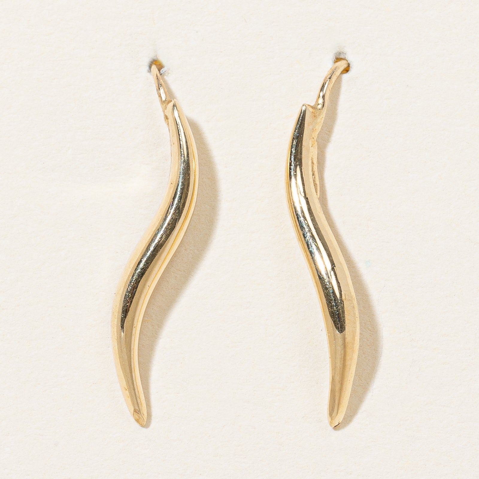 14k Yellow Gold Earrings |