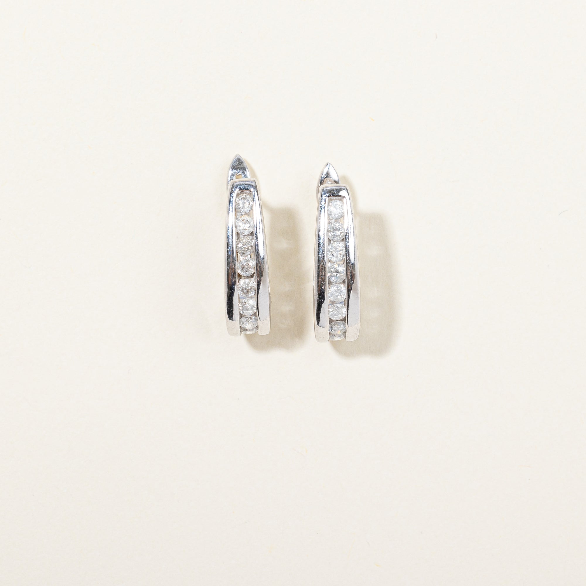 Diamond Huggie Earrings | 0.63ctw |