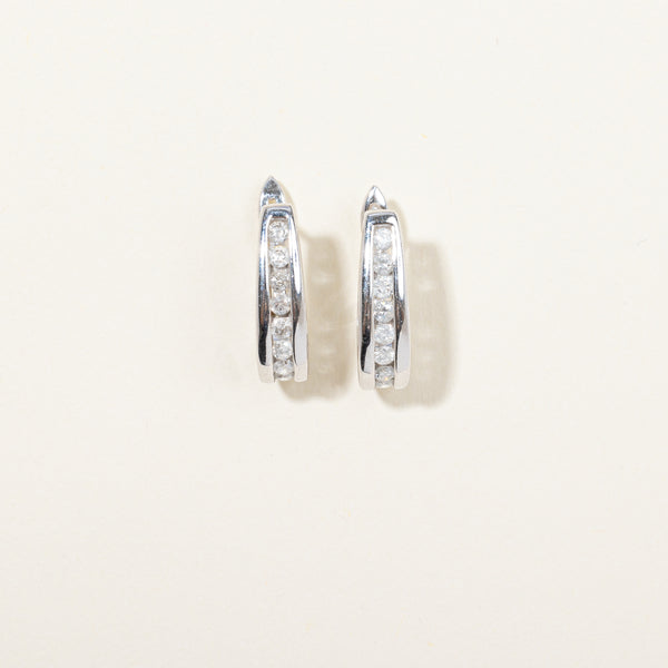 Diamond Huggie Earrings | 0.63ctw |