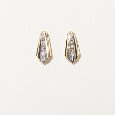 Channel Set Diamond Earrings | 0.12ctw |