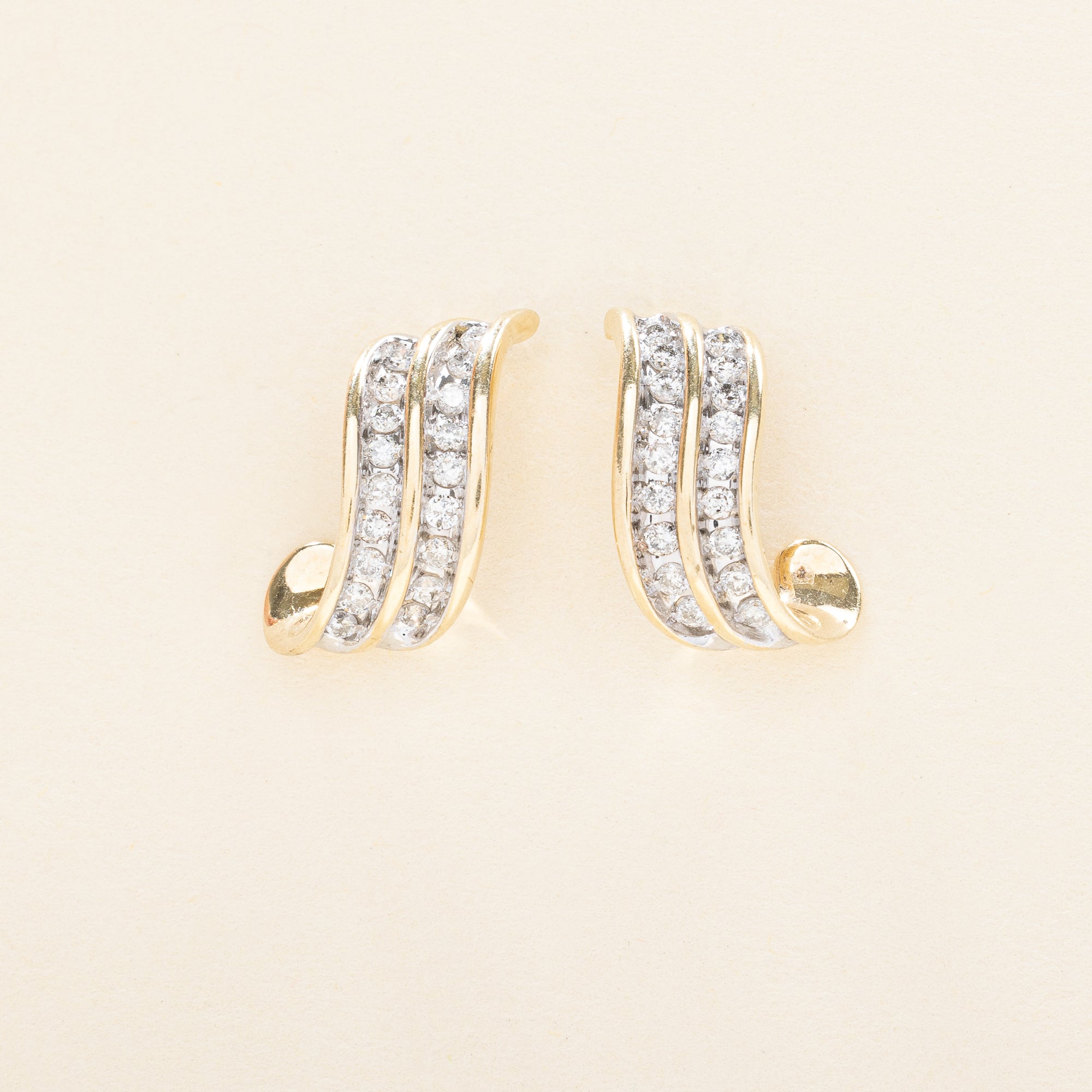 Diamond Twist Earrings | 0.54ctw |