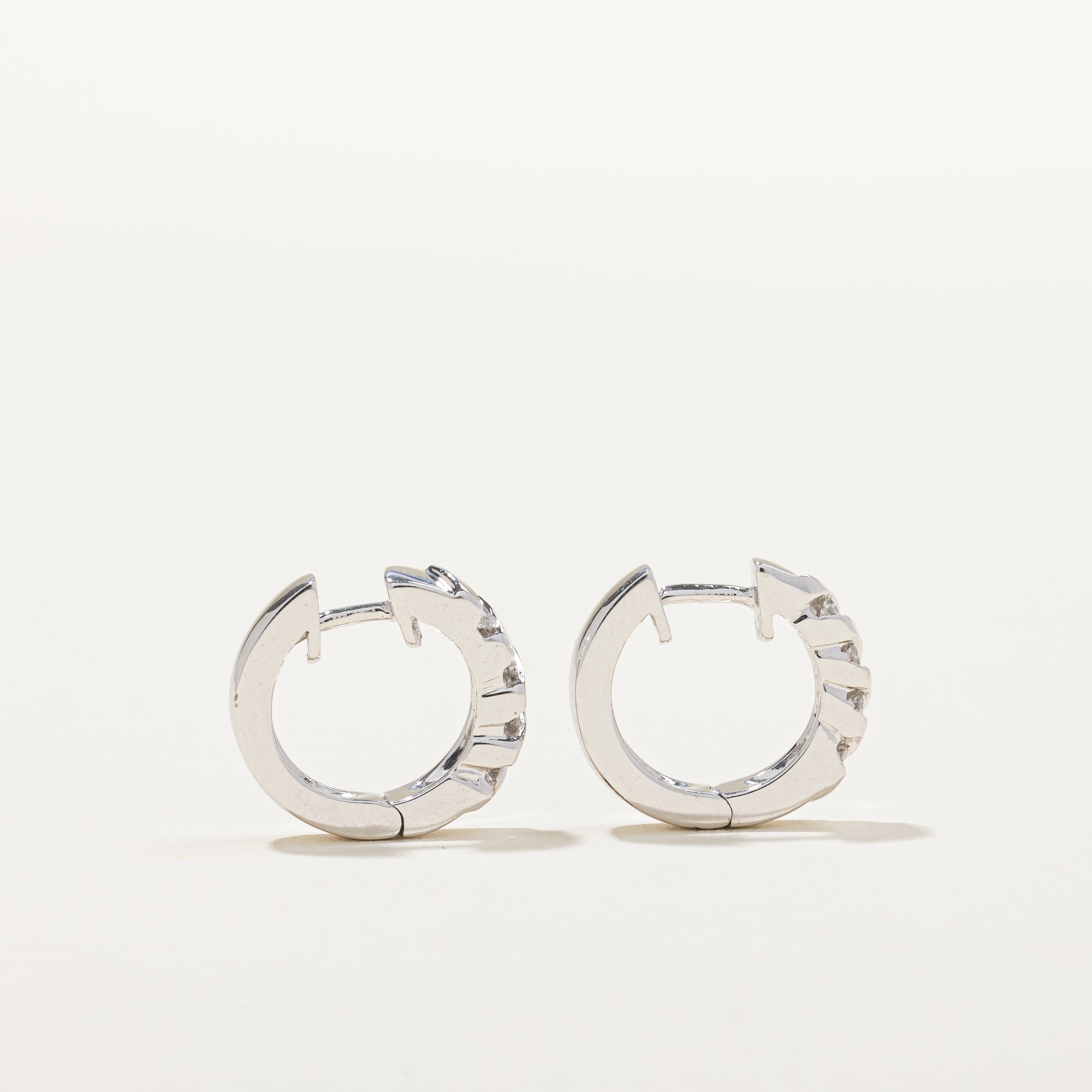 Diamond Huggie Earrings | 0.20ctw |