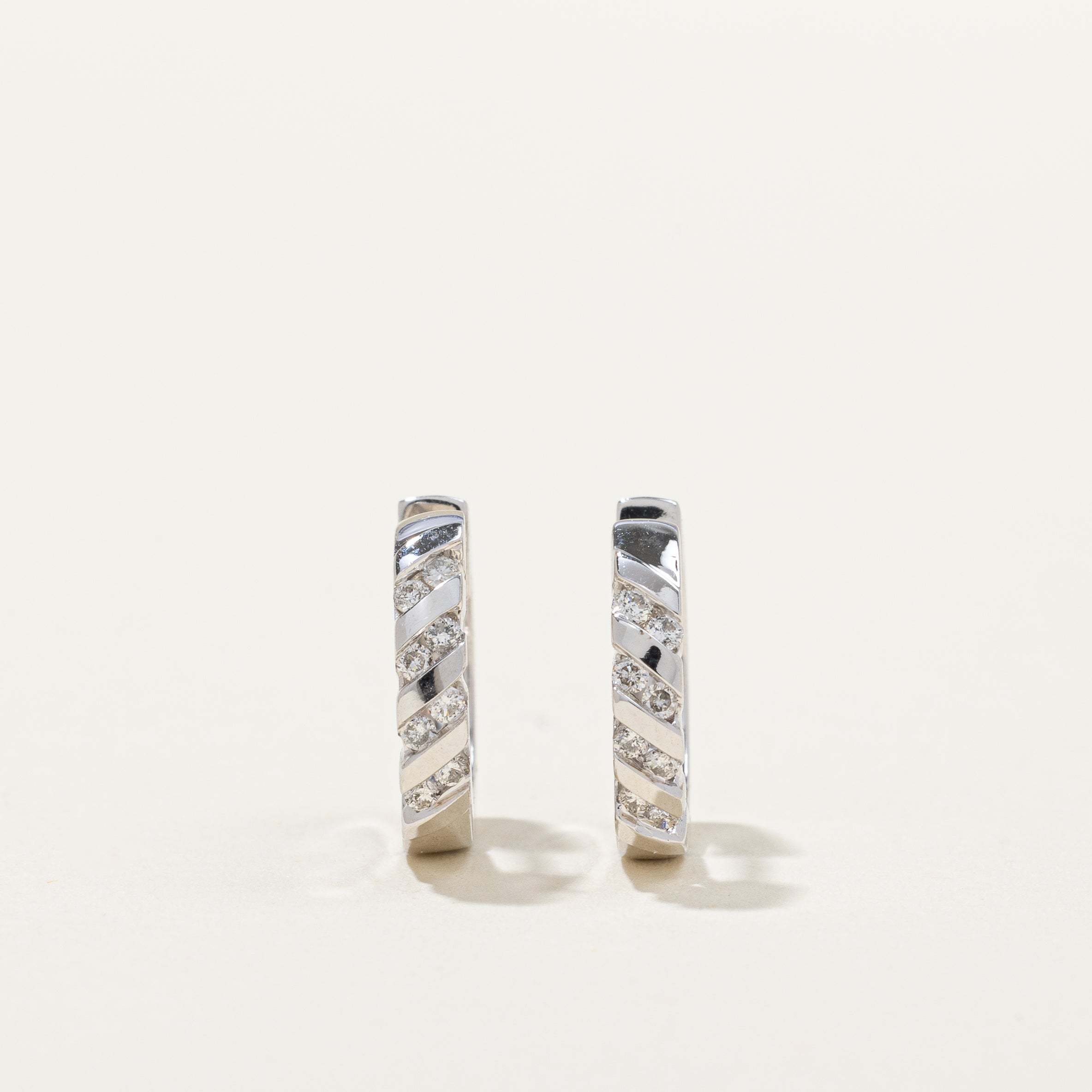 Diamond Huggie Earrings | 0.20ctw |