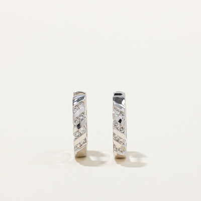 Diamond Huggie Earrings | 0.20ctw |