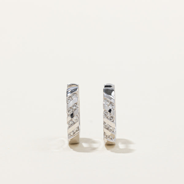 Diamond Huggie Earrings | 0.20ctw |