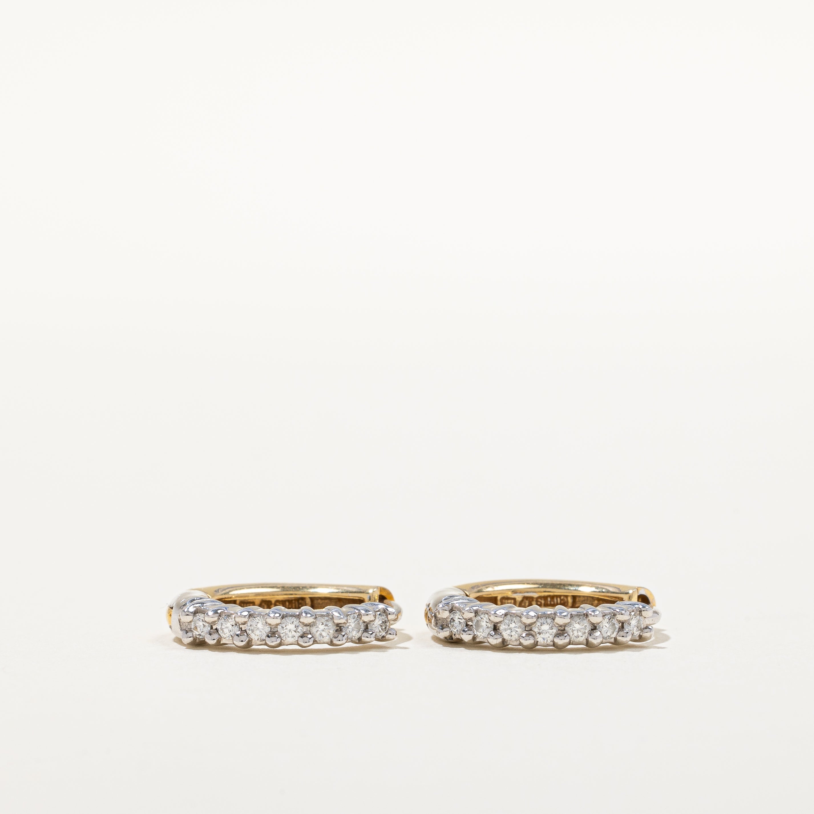 Birks' Diamond Hoop Earrings | 0.21ctw |