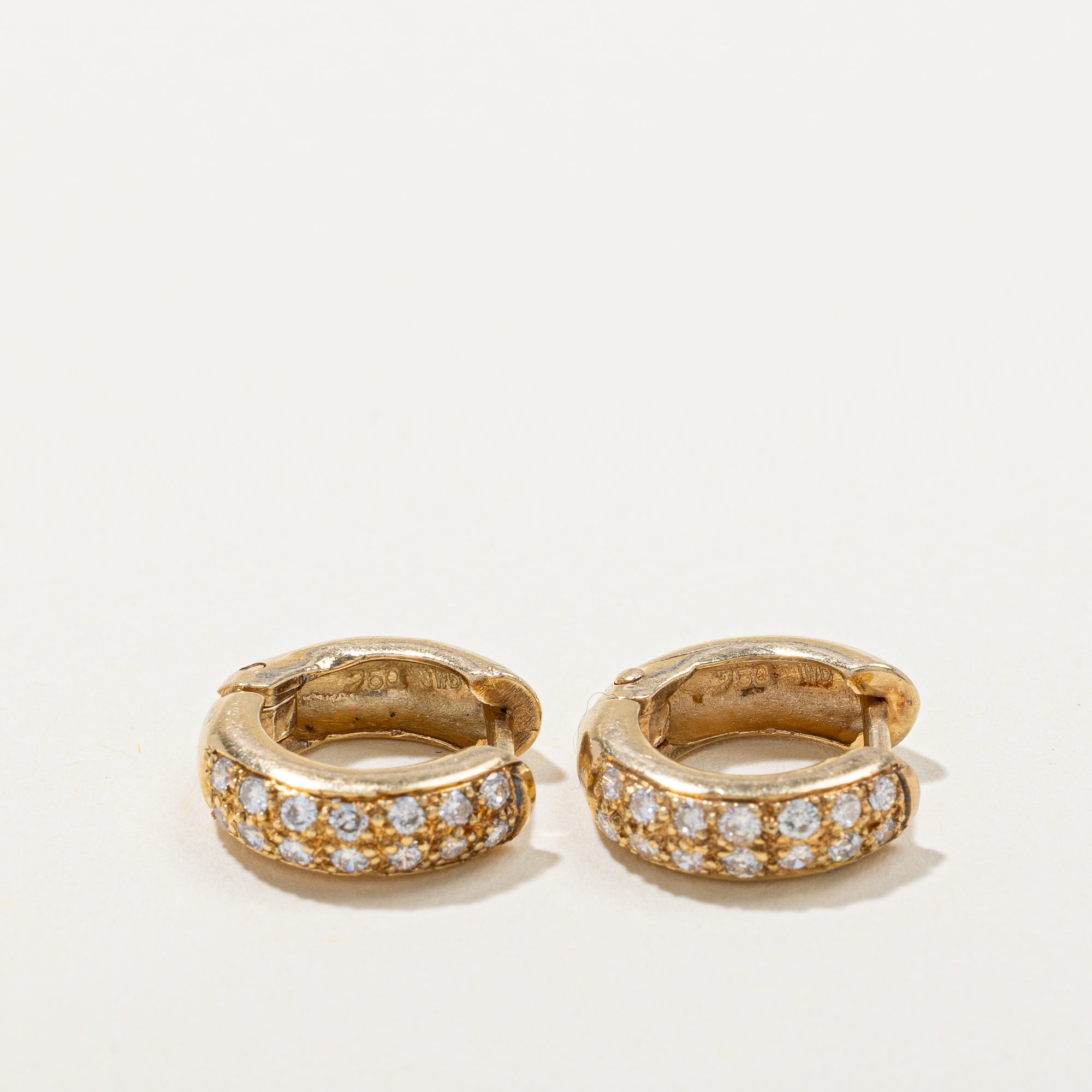 Diamond Huggie Earrings | 0.28ctw |