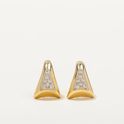 Gold & Diamond Earrings | 0.22ctw |