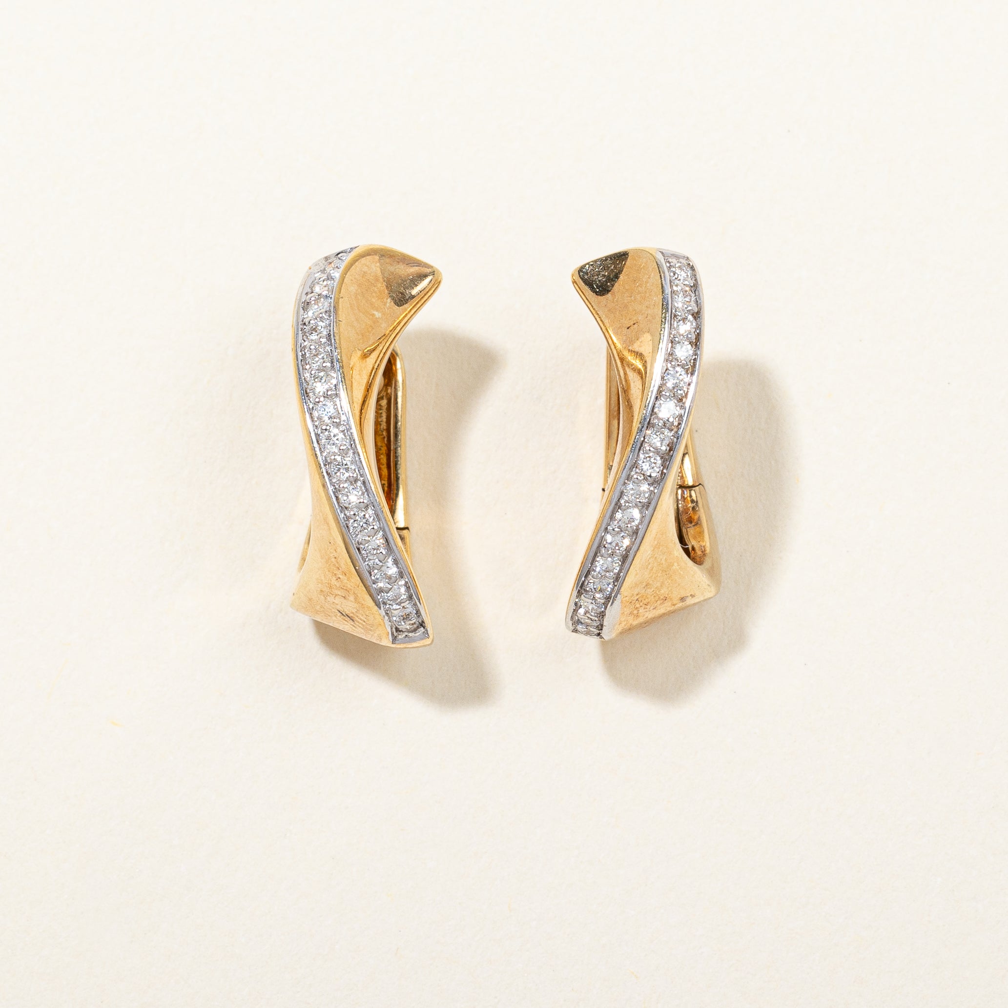 Birks' Diamond Hoop Earrings | 0.16ctw |