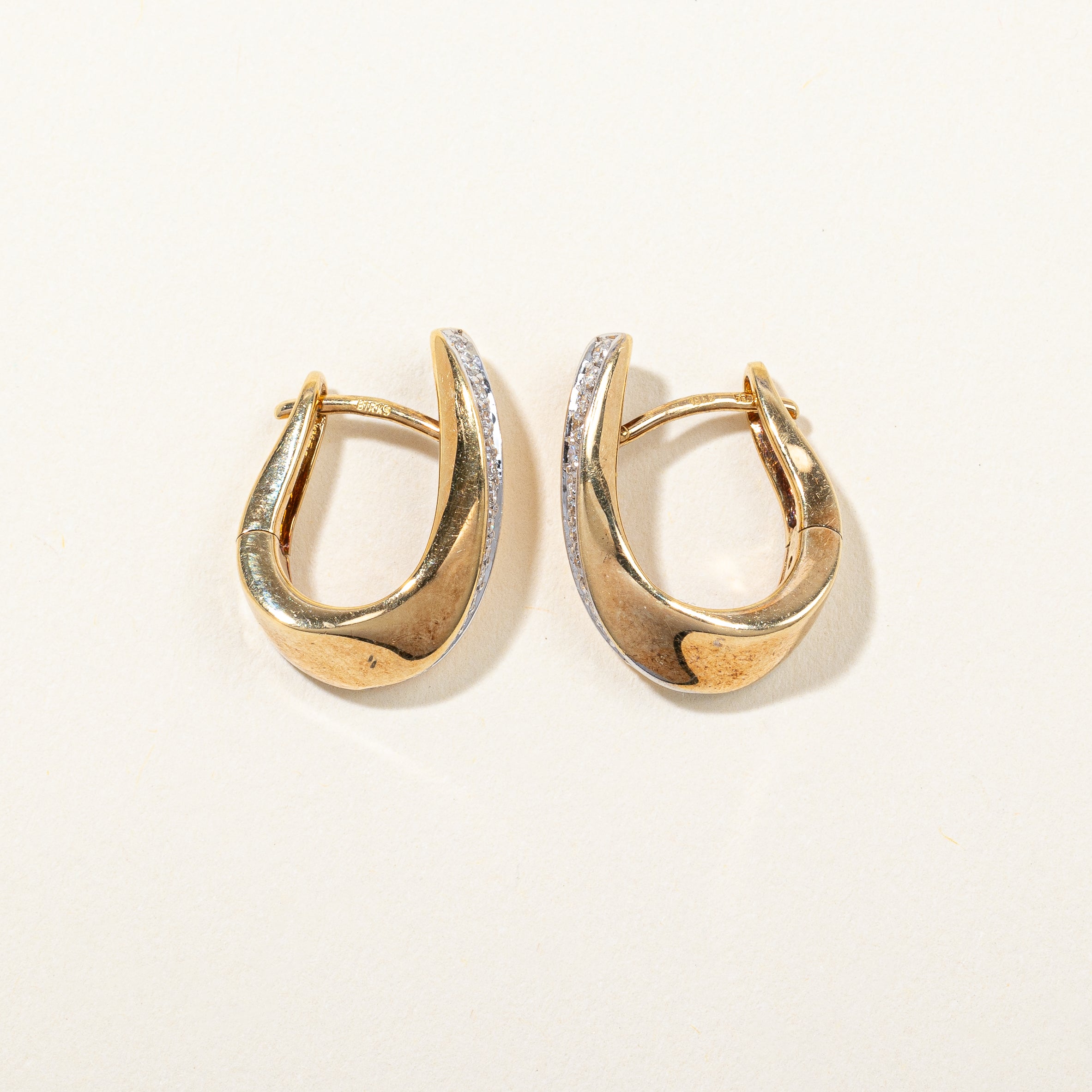 Birks' Diamond Hoop Earrings | 0.16ctw |