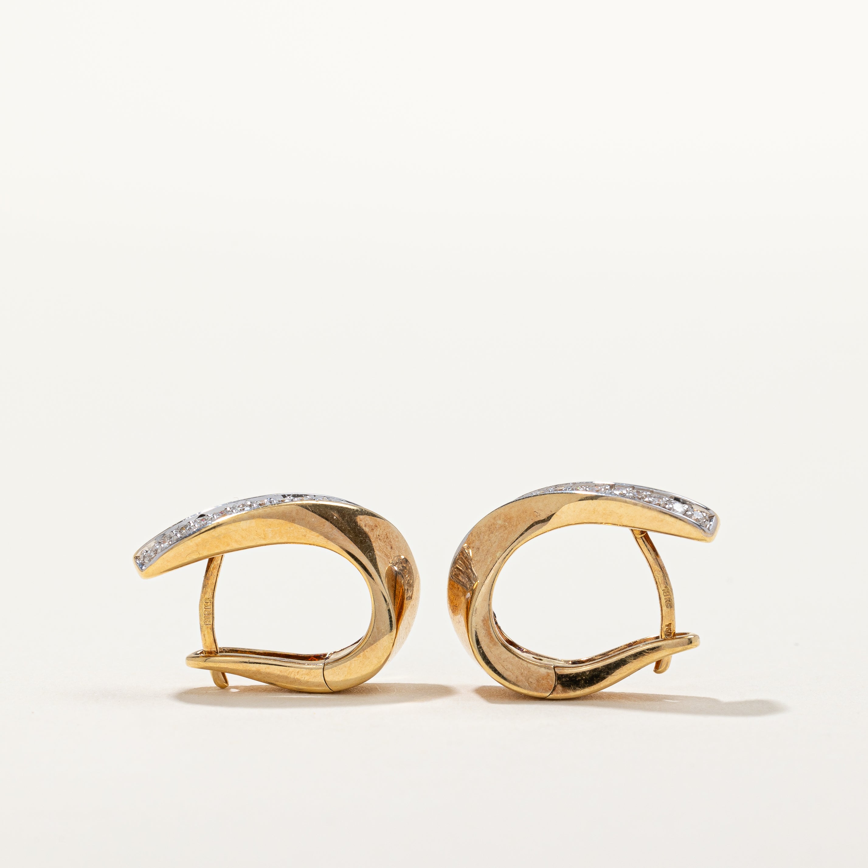 Birks' Diamond Hoop Earrings | 0.16ctw |