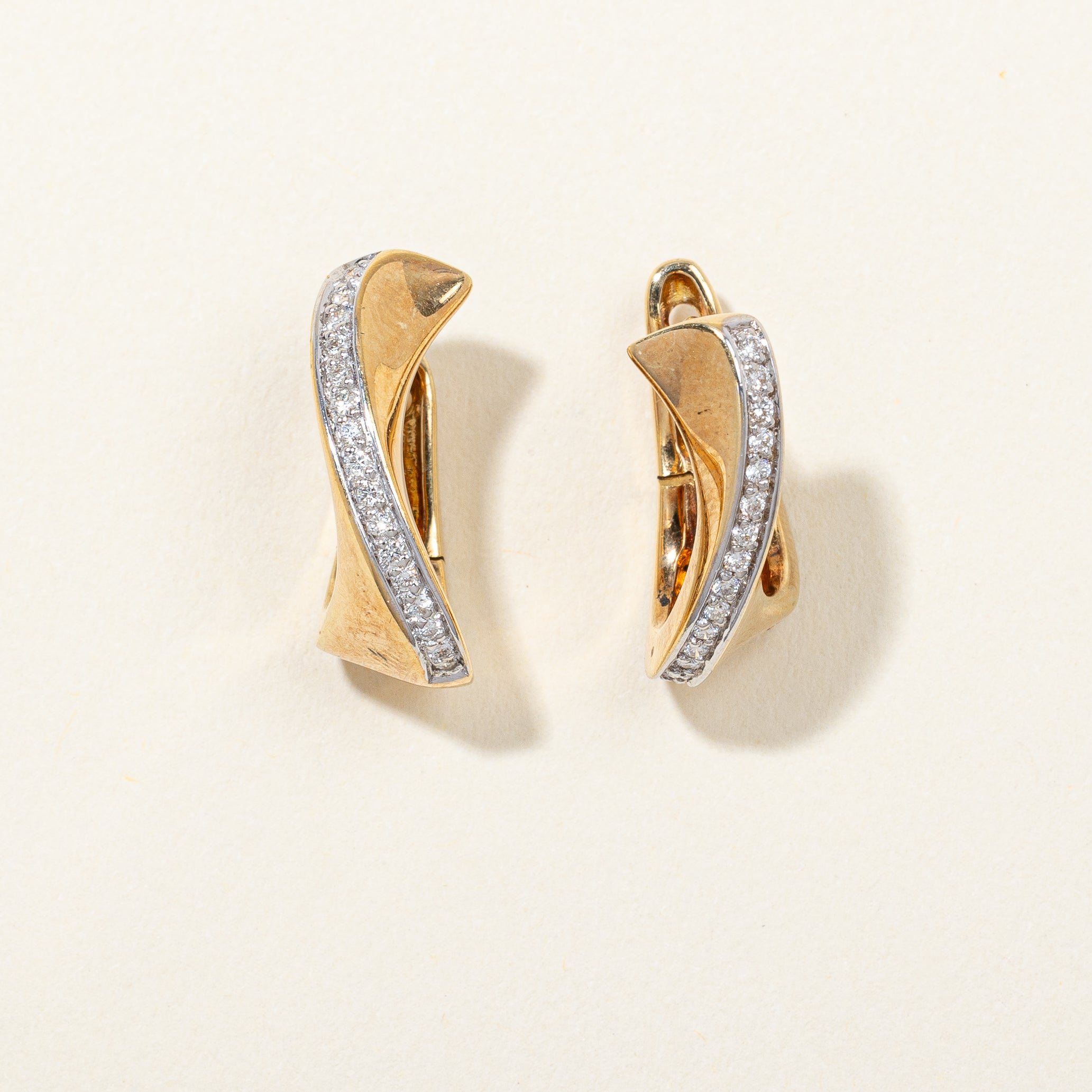 Birks' Diamond Hoop Earrings | 0.16ctw |