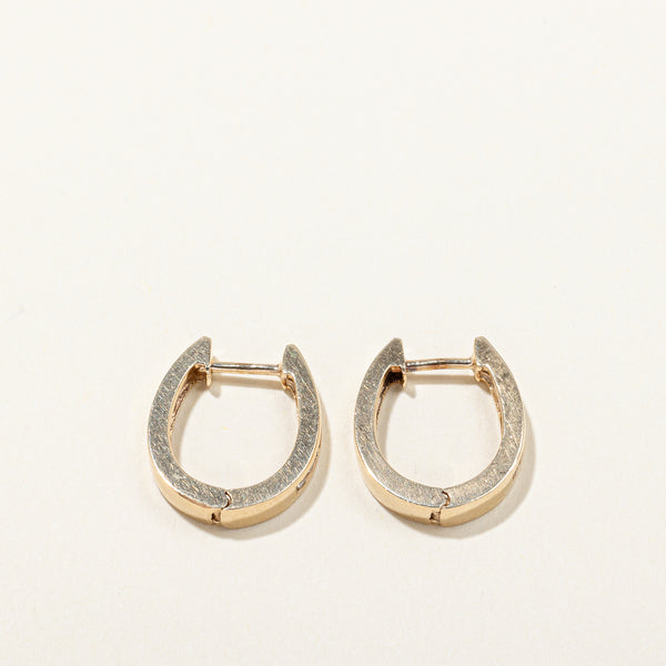 Diamond Huggie Earrings | 0.08ctw |