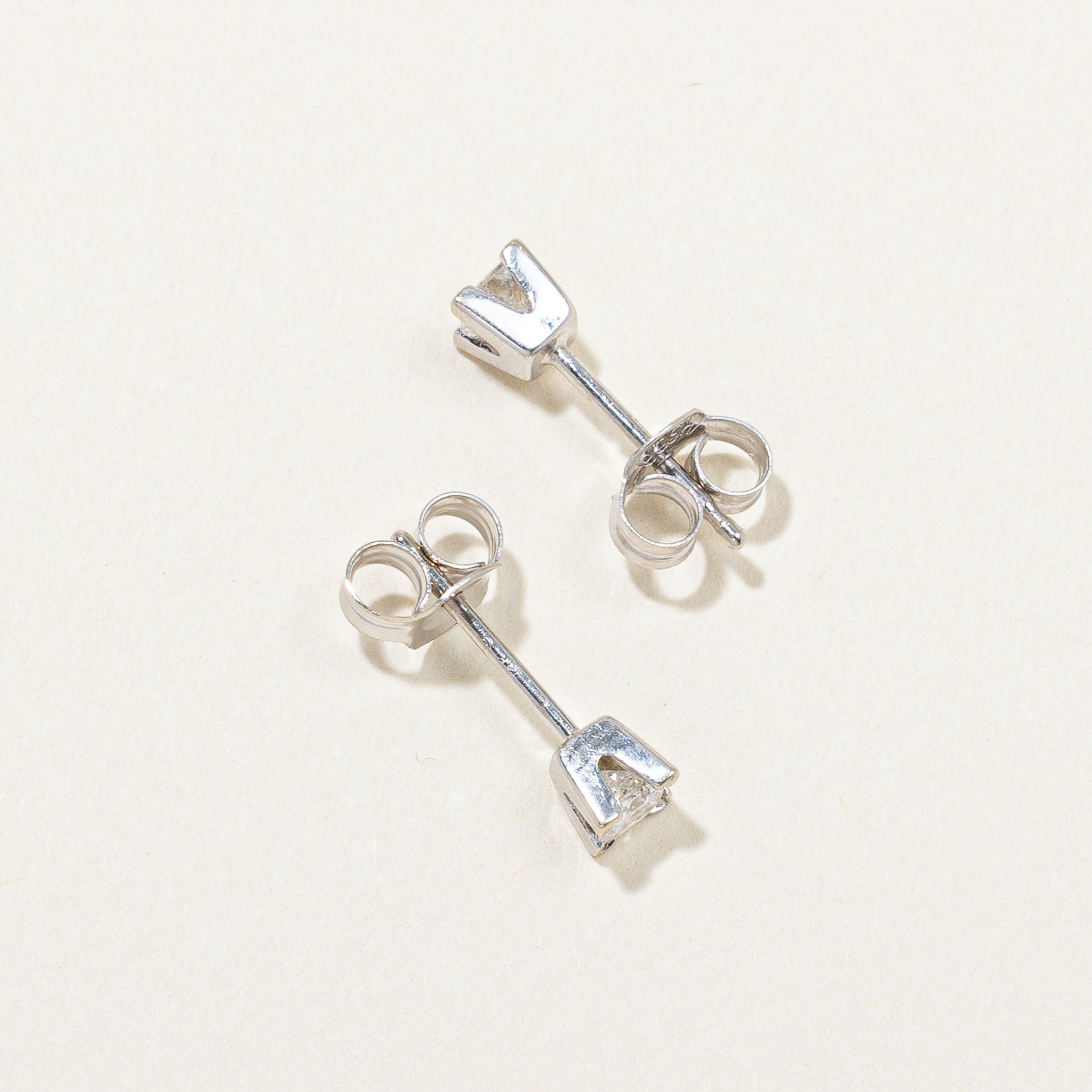 Princess Cut Diamond Earrings | 0.26ctw |