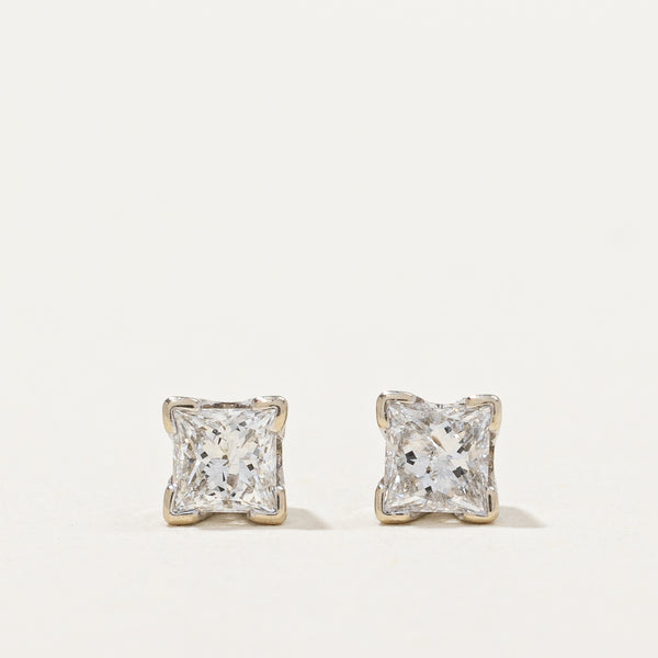 Princess Cut Diamond Earrings | 0.26ctw |