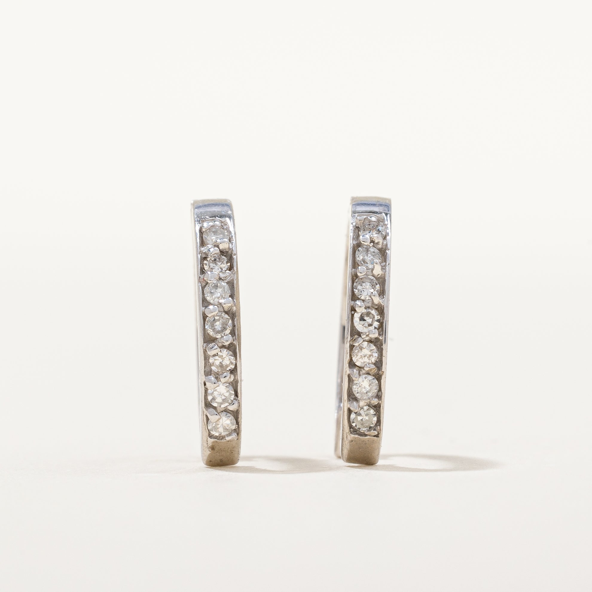 Diamond Huggie Earrings | 0.14ctw |