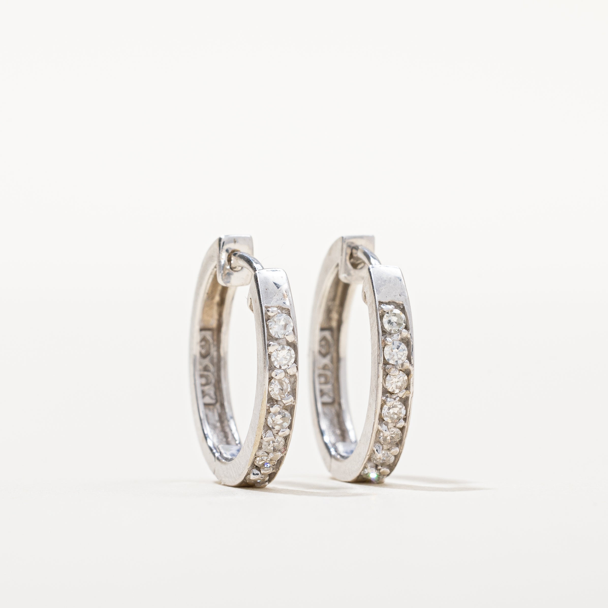 Diamond Huggie Earrings | 0.14ctw |