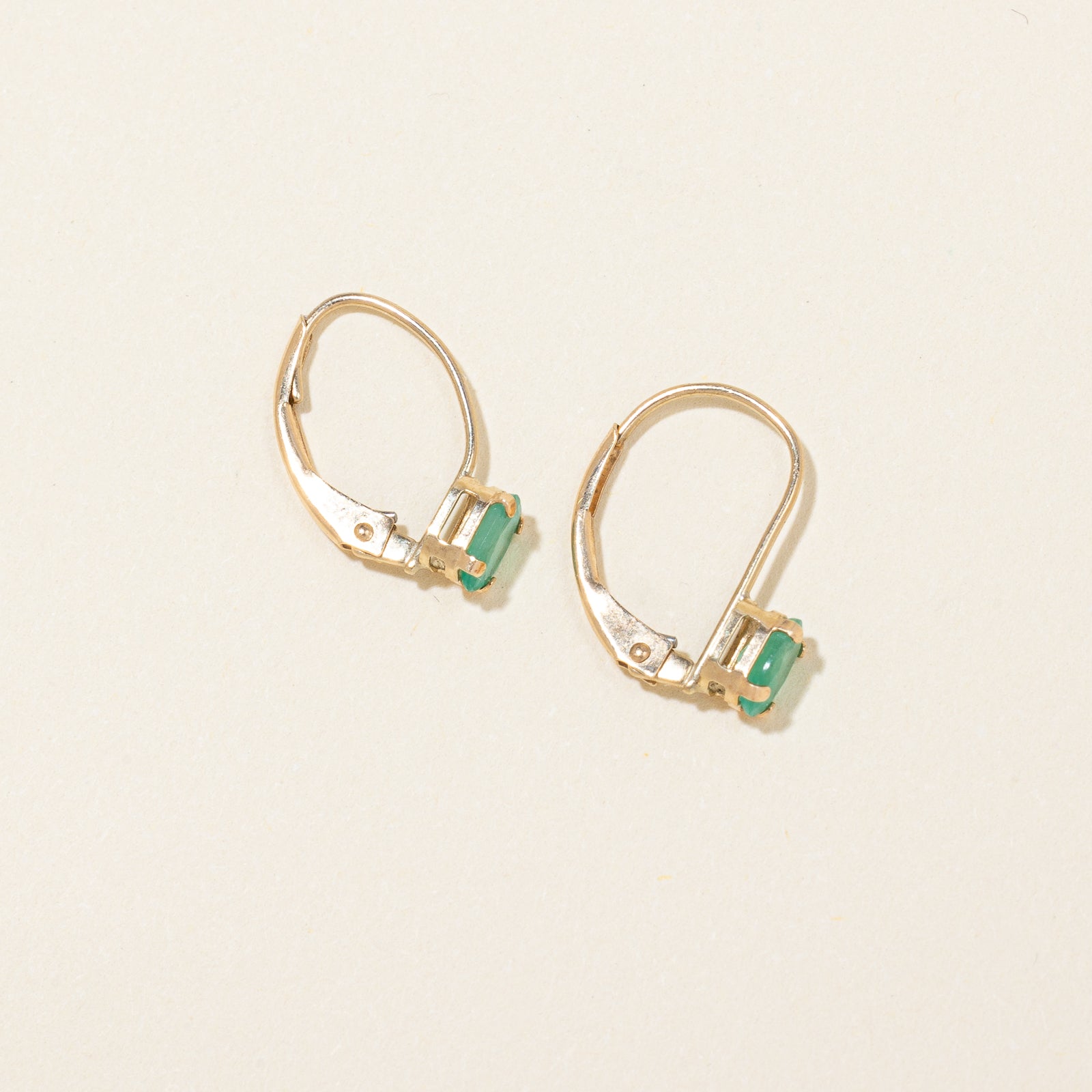 Emerald Hoop Earrings | 0.30ctw |