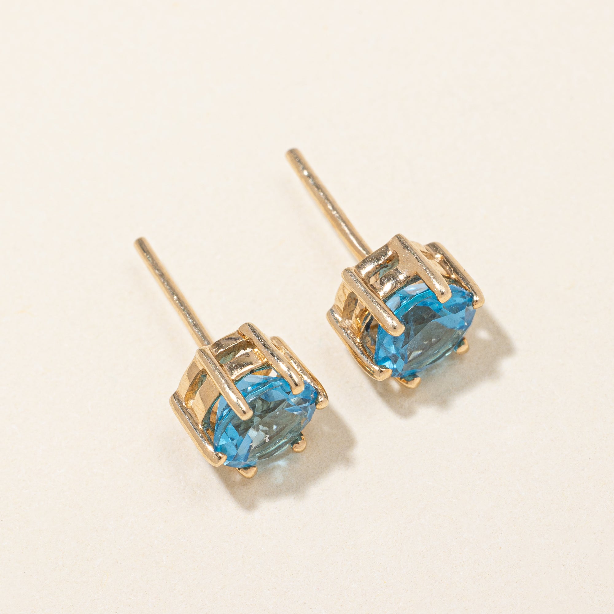 Blue Topaz Earrings | 2.00ctw |