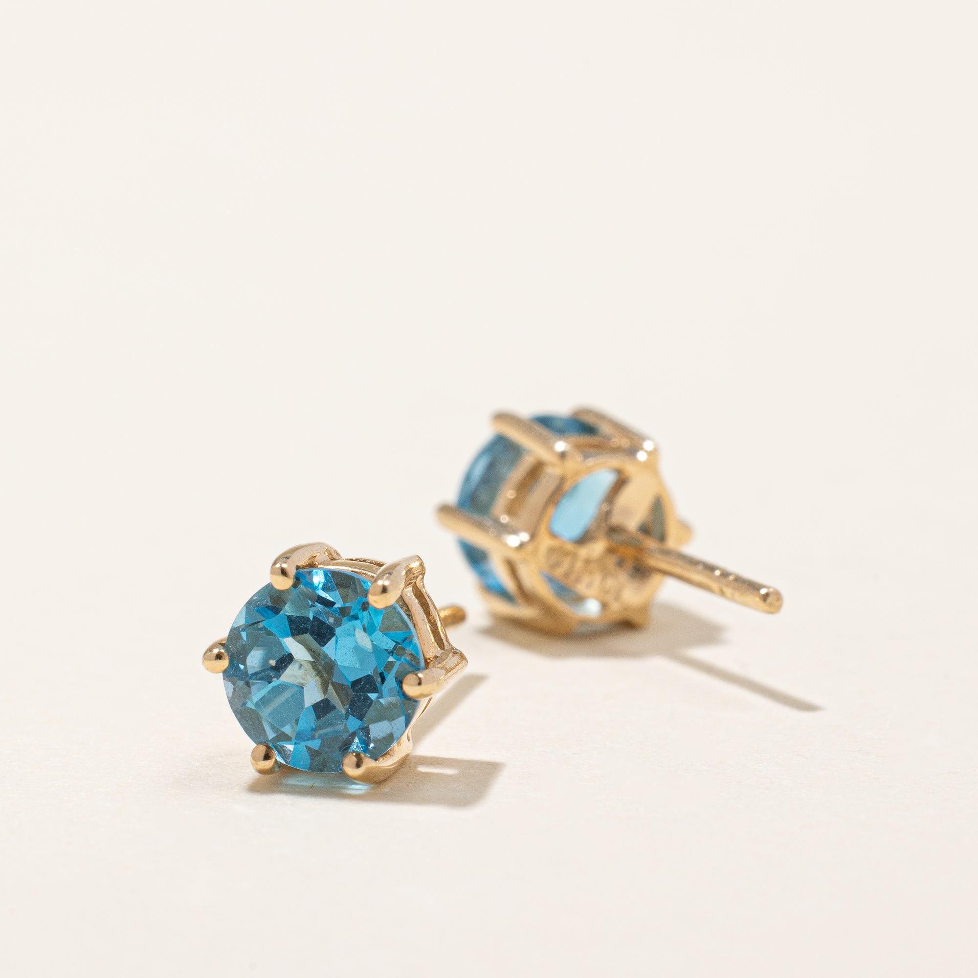 Blue Topaz Earrings | 2.00ctw |