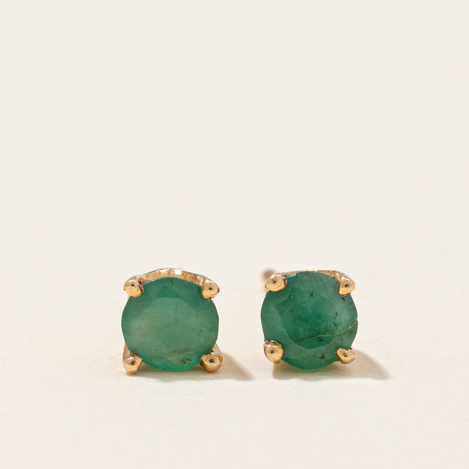 Emerald Stud Earrings | 0.30ctw |