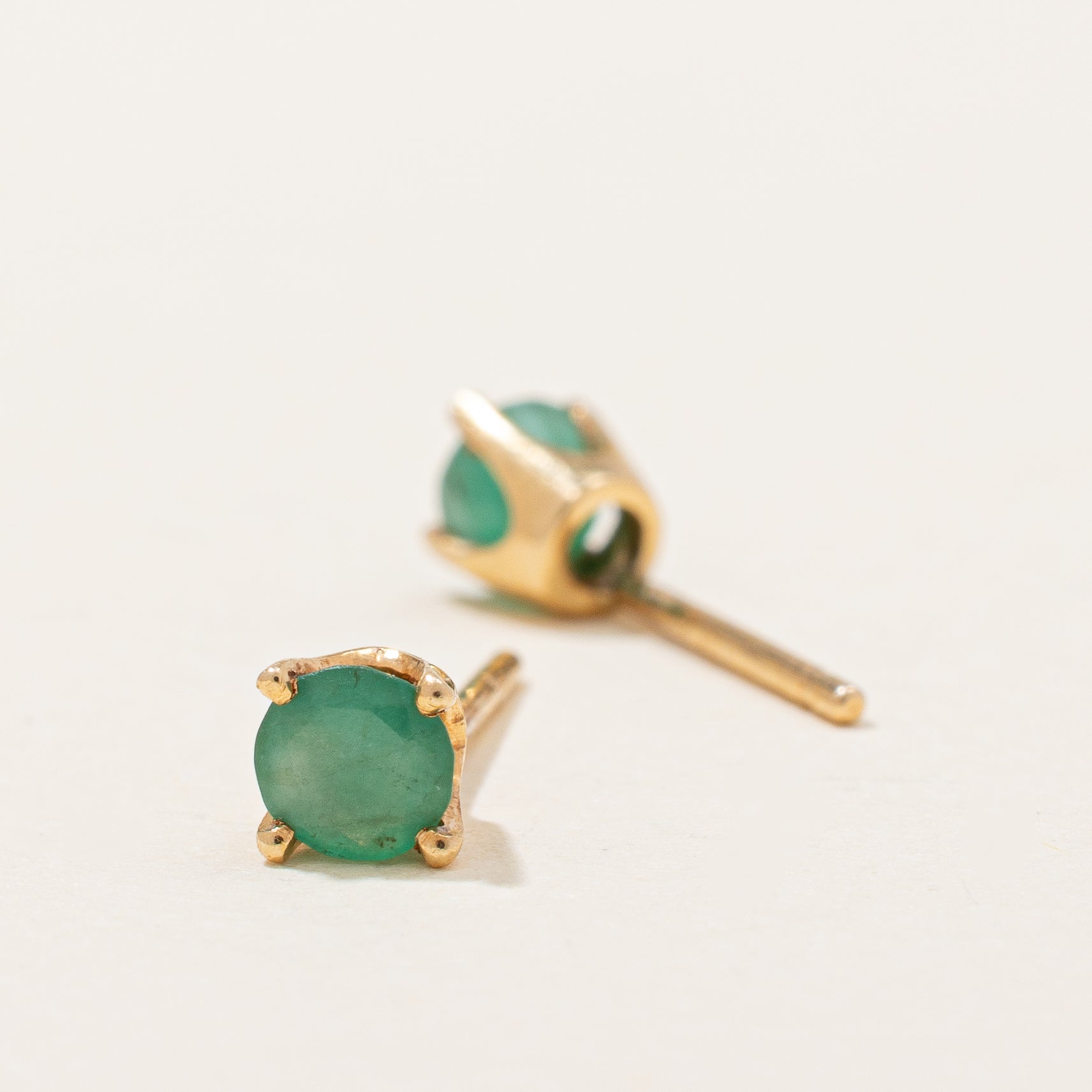 Emerald Stud Earrings | 0.30ctw |