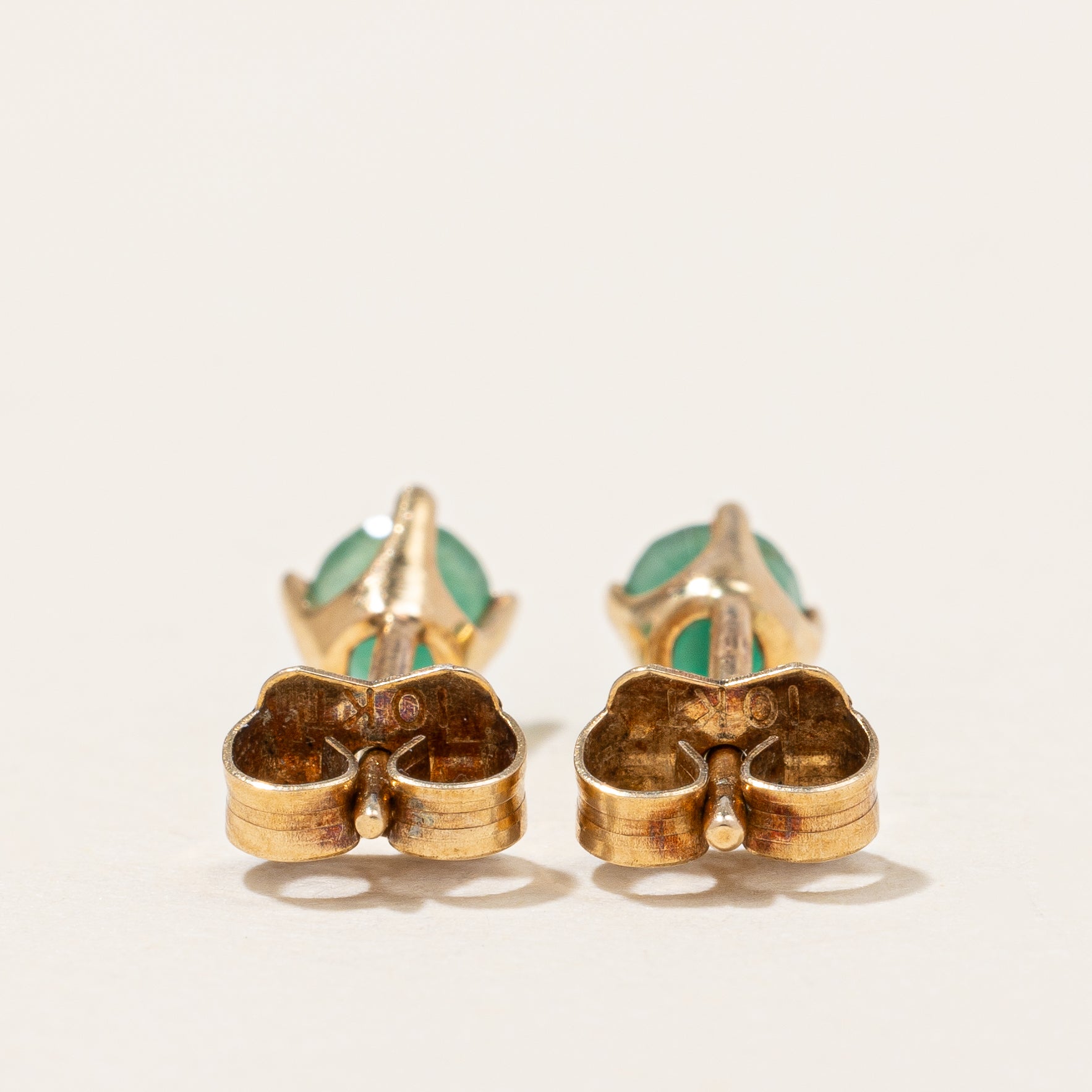 Emerald Stud Earrings | 0.30ctw |