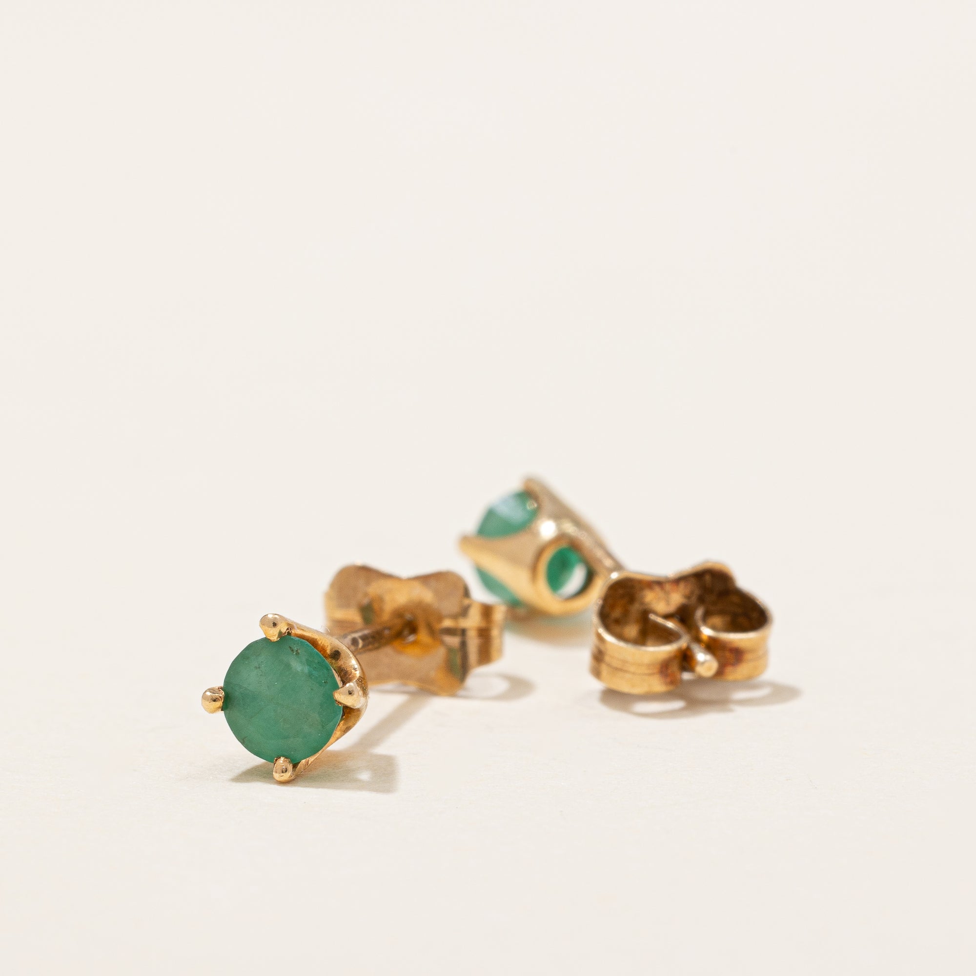 Emerald Stud Earrings | 0.30ctw |