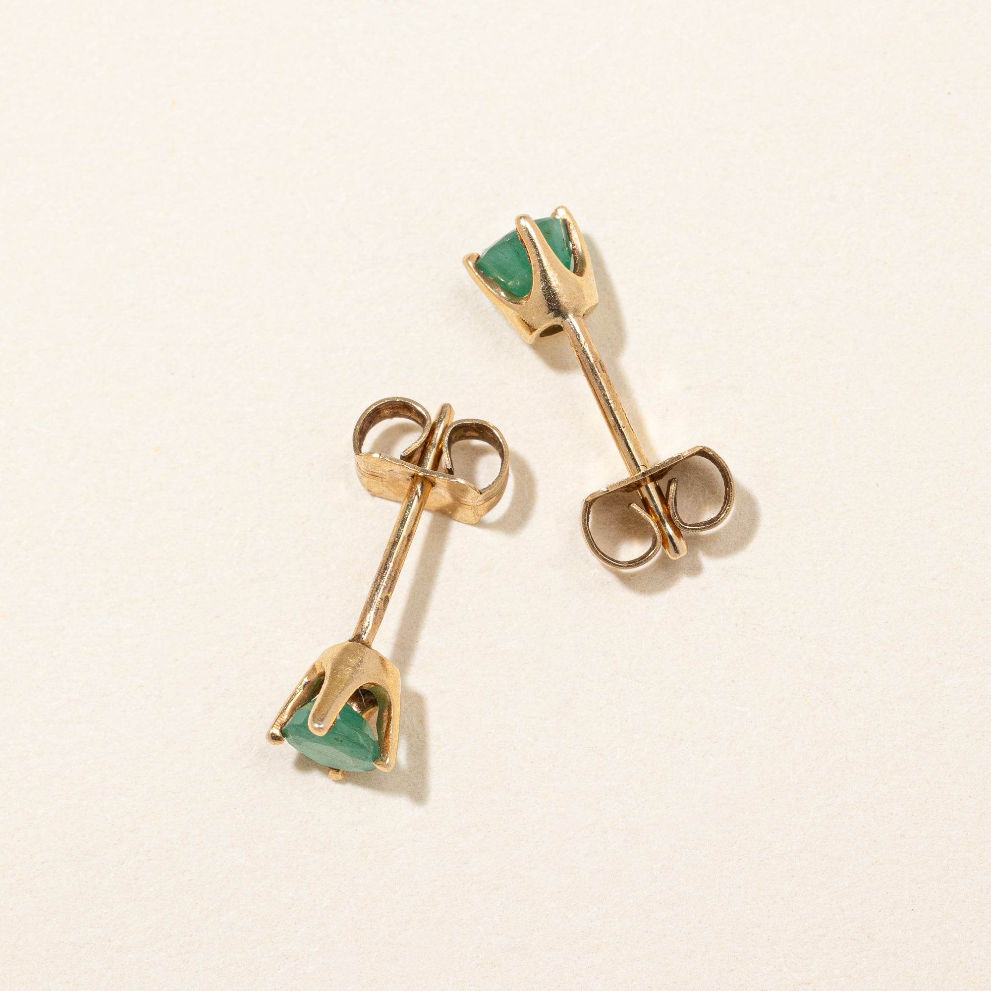 Emerald Stud Earrings | 0.30ctw |