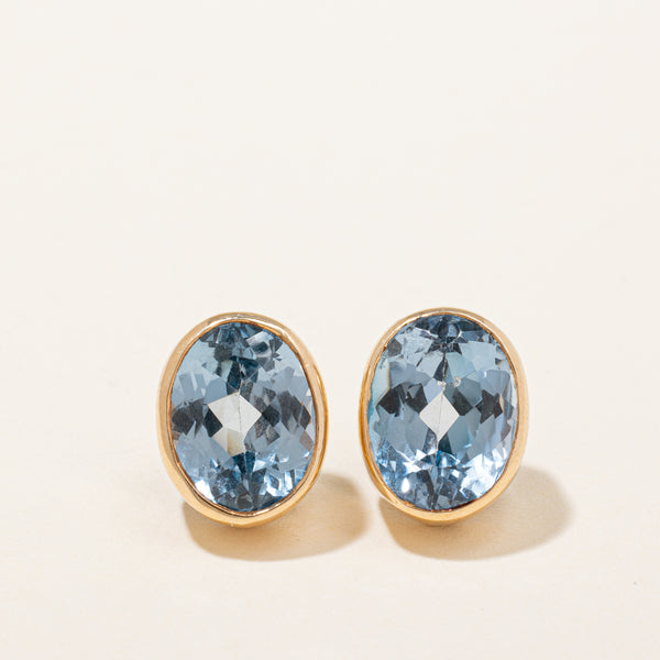 Synthetic Spinel Earrings | 10.50ctw |