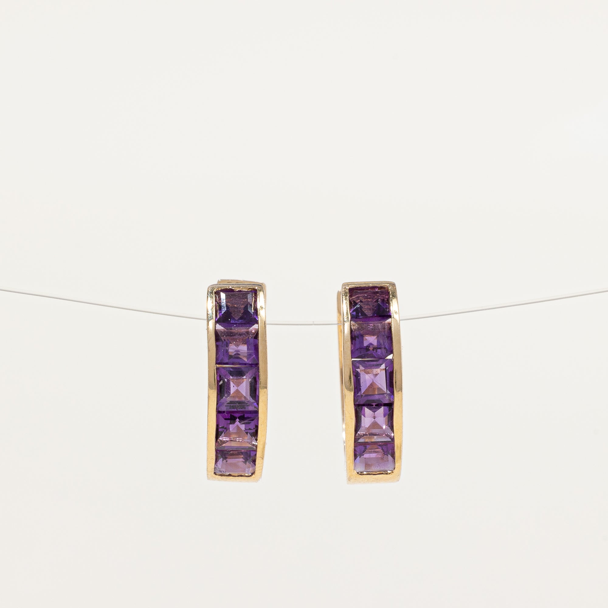 Amethyst Huggie Earrings | 1.00ctw |