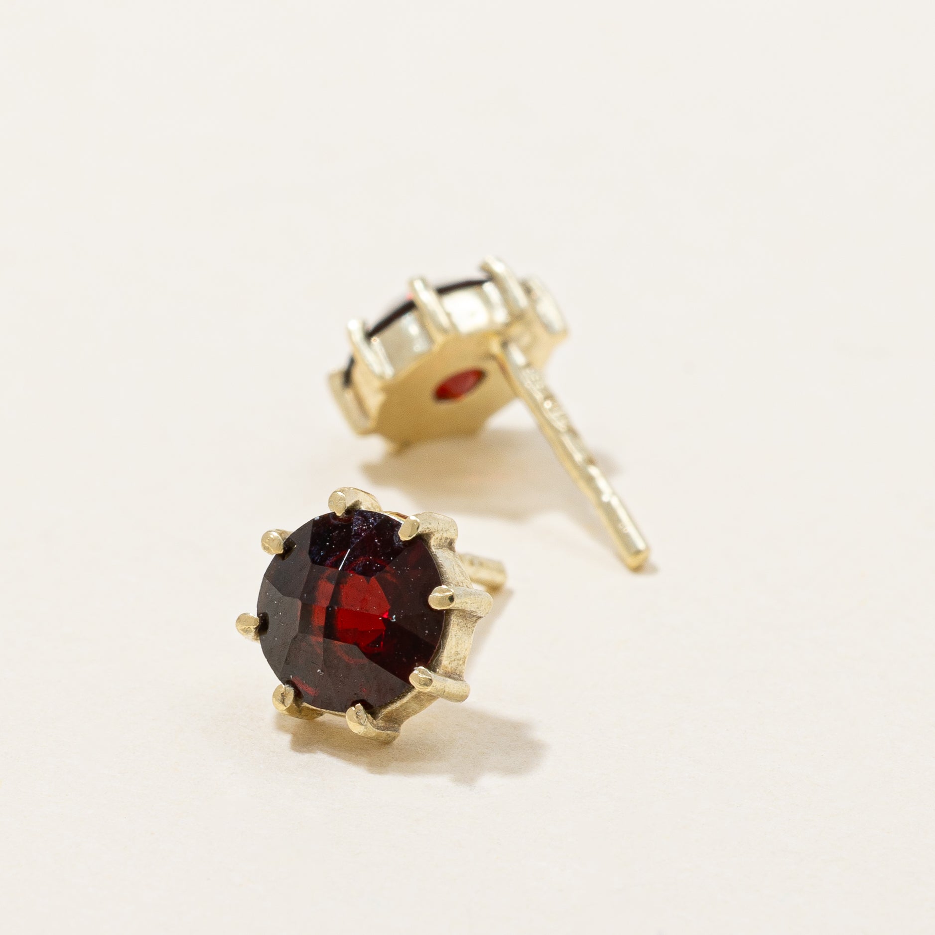 Garnet Stud Earrings | 1.60ctw |